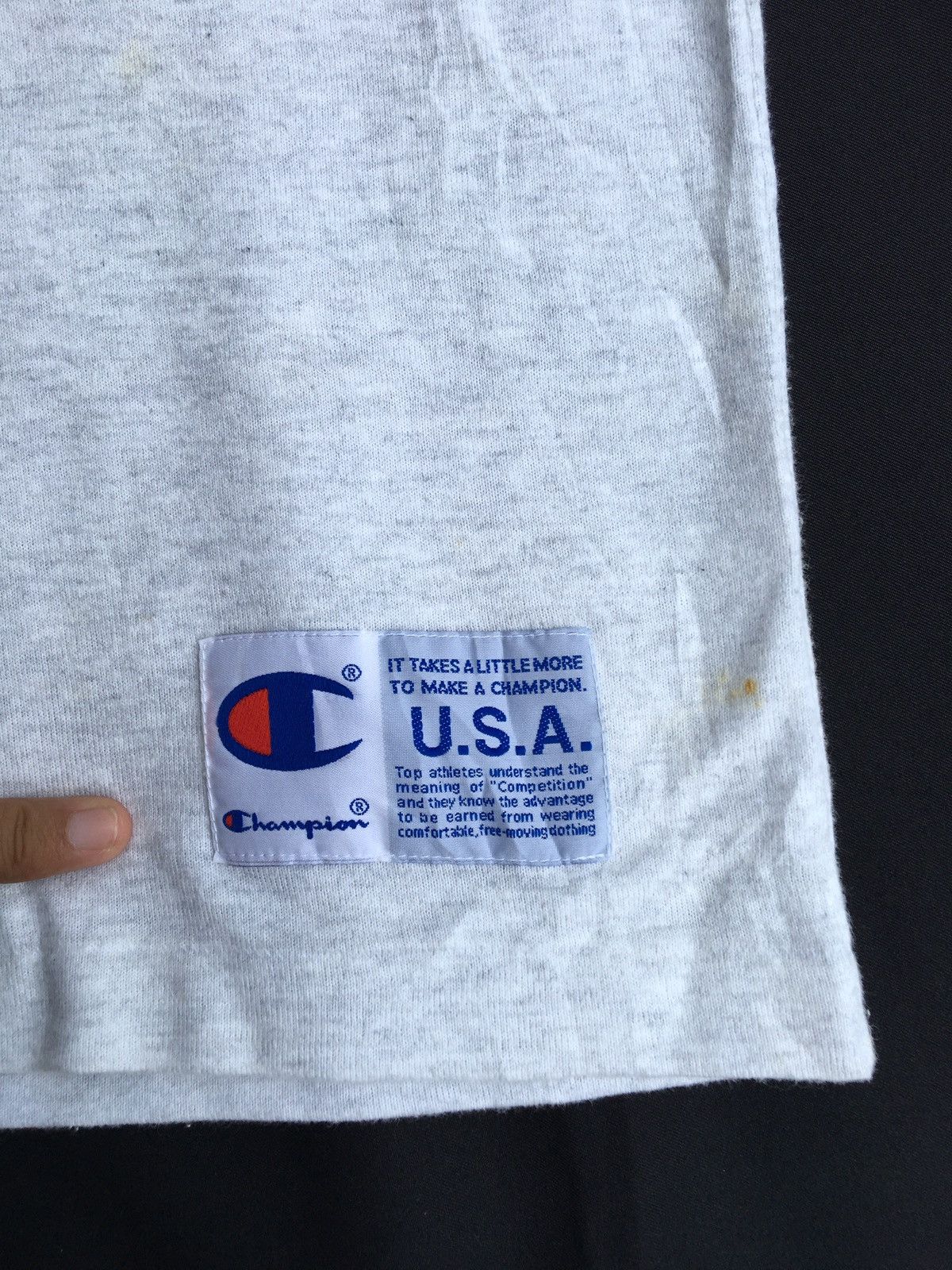 Champion Vintage Champion Spellout Biglogo Tshirt Size US M / EU 48-50 / 2 - 9 Thumbnail