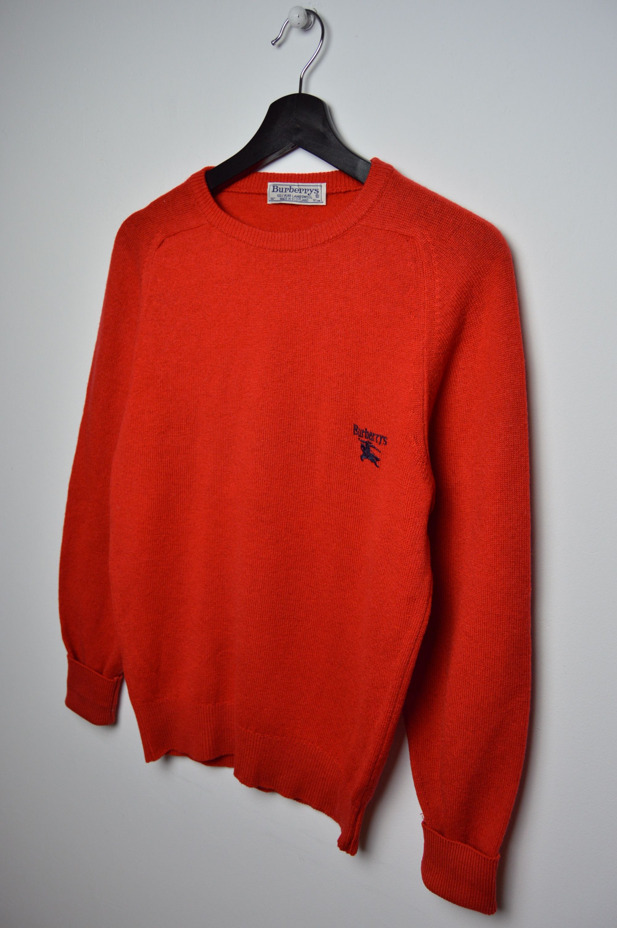 Burberry × Vintage Burberry Rare Vintage Lana Wool Sweater Size US M / EU 48-50 / 2 - 5 Thumbnail