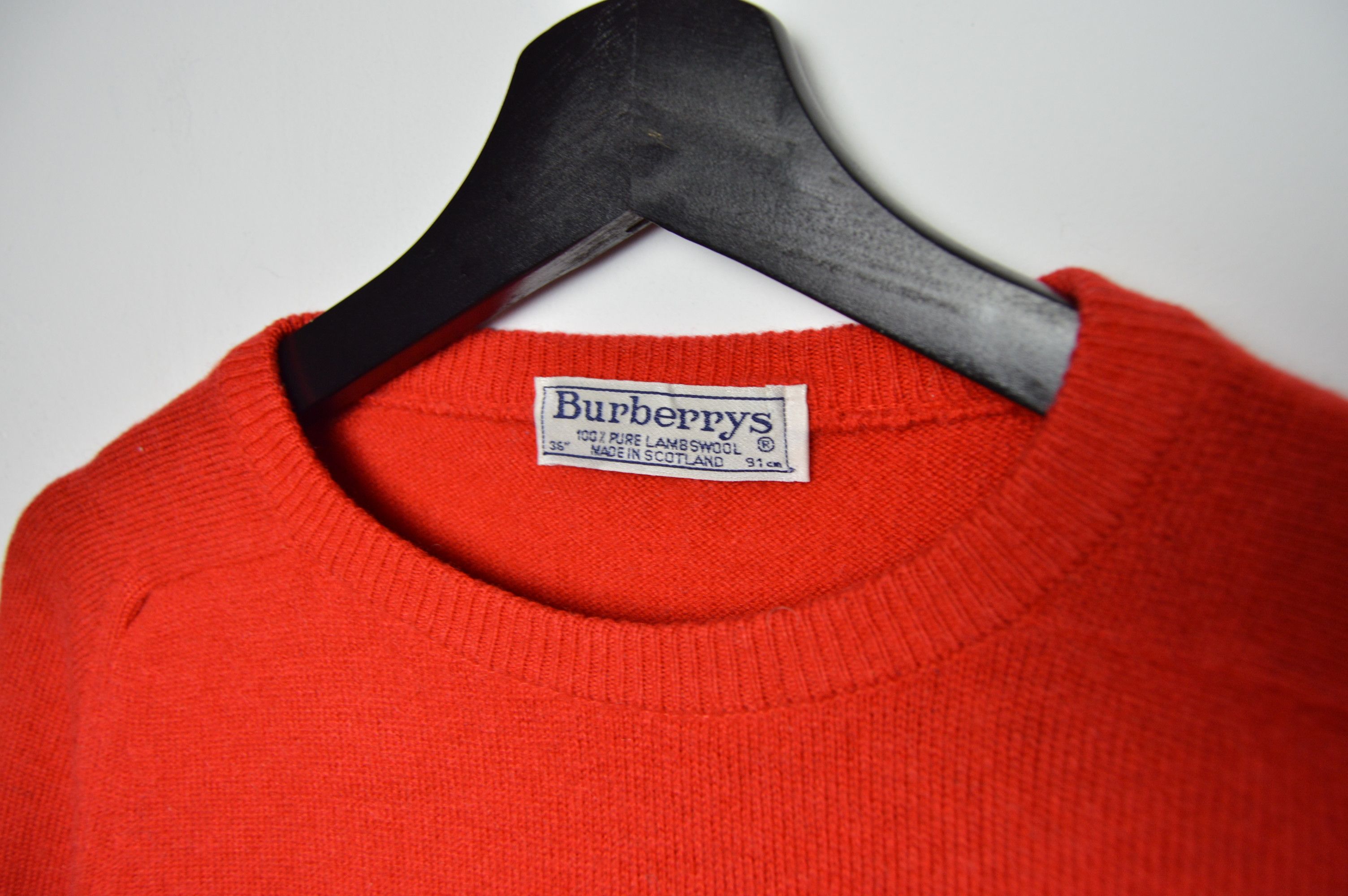 Burberry × Vintage Burberry Rare Vintage Lana Wool Sweater Size US M / EU 48-50 / 2 - 7 Thumbnail