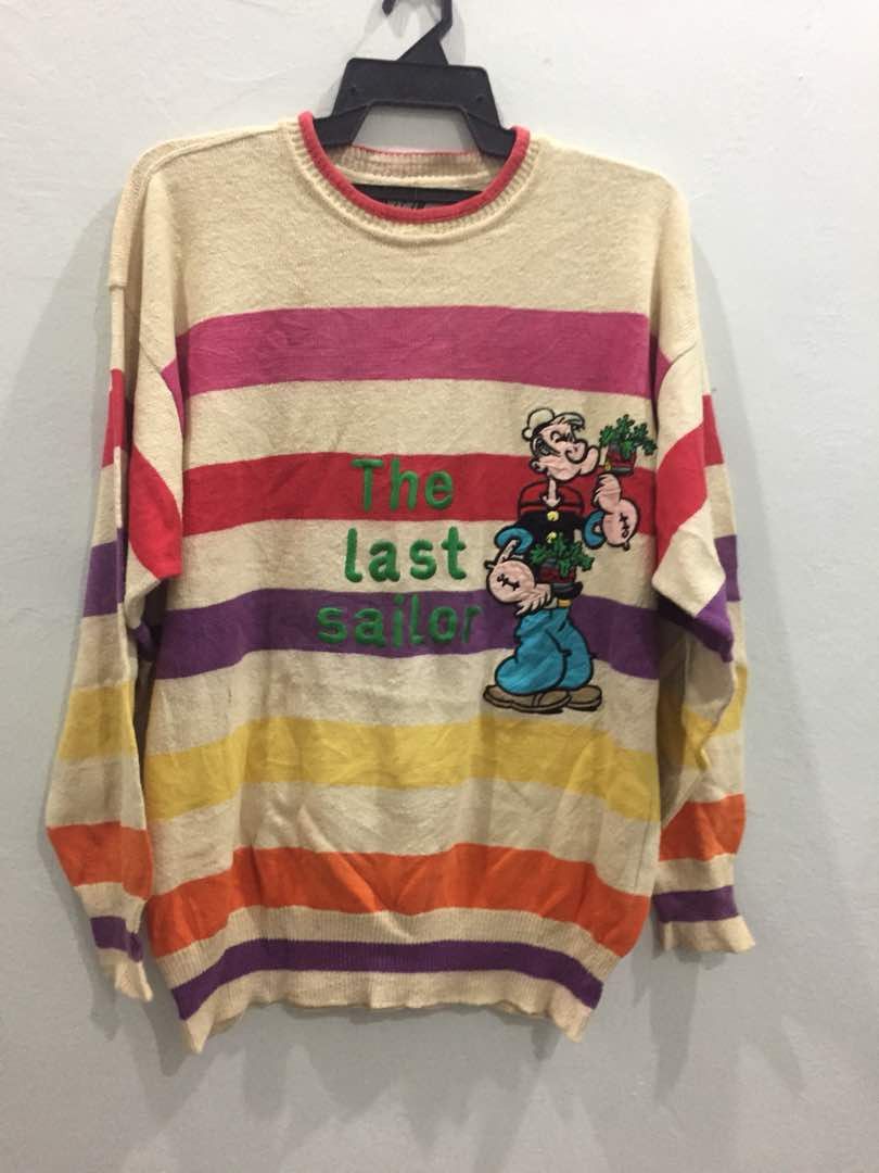 Wool Blend Knitwear JC DE Castelbajac x POPEYE Cartoon