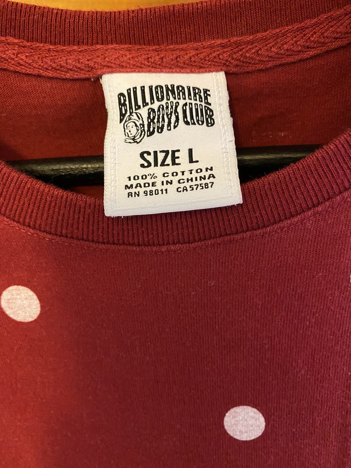 Billionaire Boys Club BBC Polka Dot Tee Size L Size US L / EU 52-54 / 3 - 3 Thumbnail