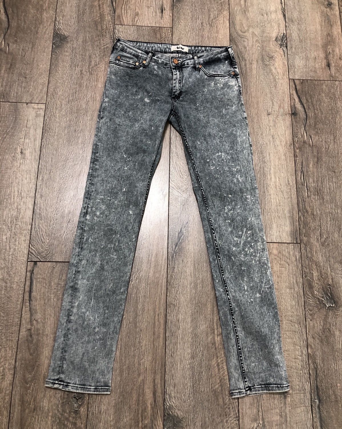 Acne Studios Acne KEX/BLACK SNOW jeans 31/32 Size US 31 - 1 Thumbnail