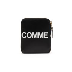 Comme Des Garcons Wallet Huge Logo Wallet Black | Grailed