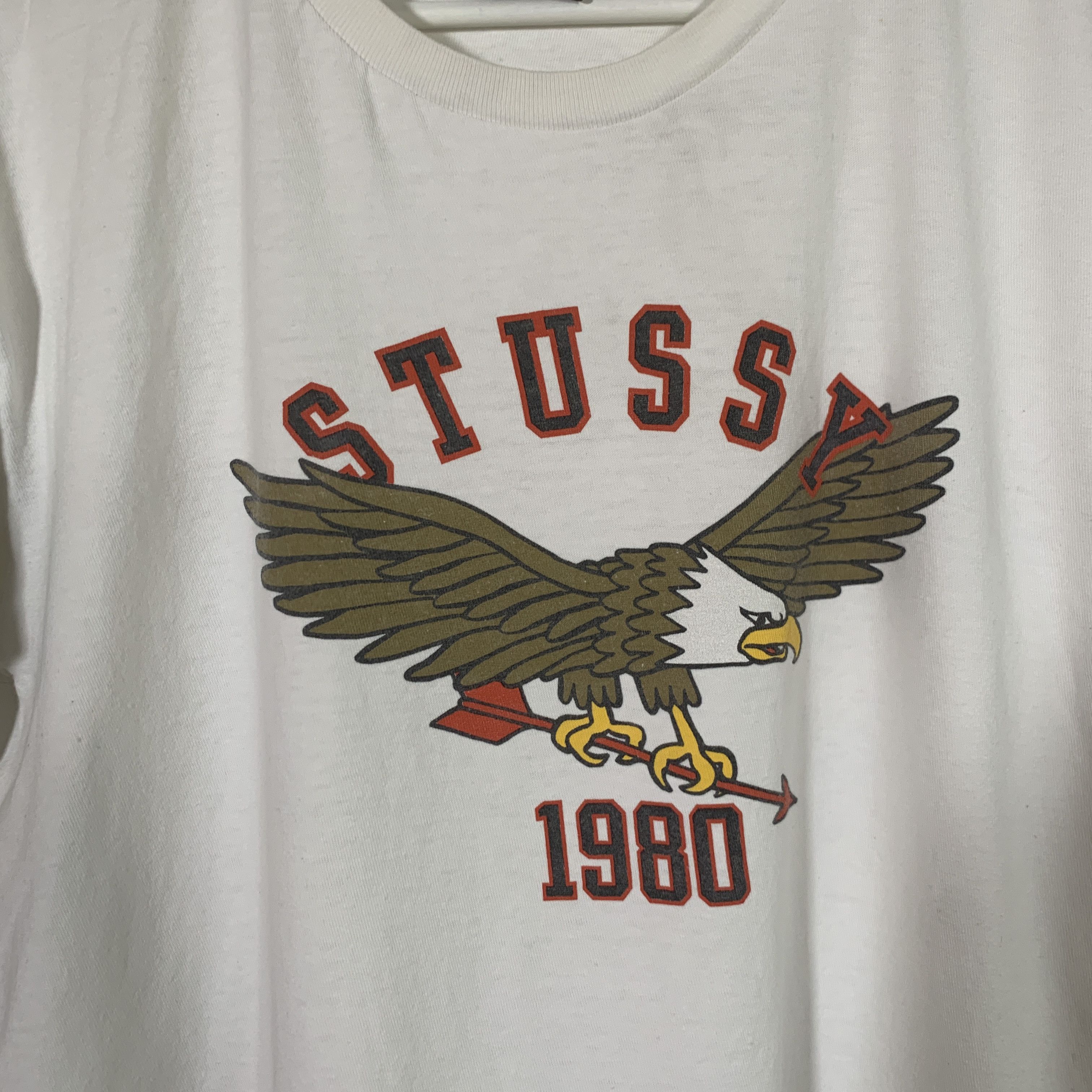 Stussy Y2K Stussy Eagle Spellout Shirt Size US L / EU 52-54 / 3 - 5 Thumbnail