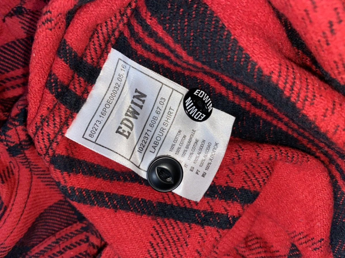 Edwin × Japanese Brand Edwin Buffalo Workwear Flannel Shirt Size US S / EU 44-46 / 1 - 4 Thumbnail