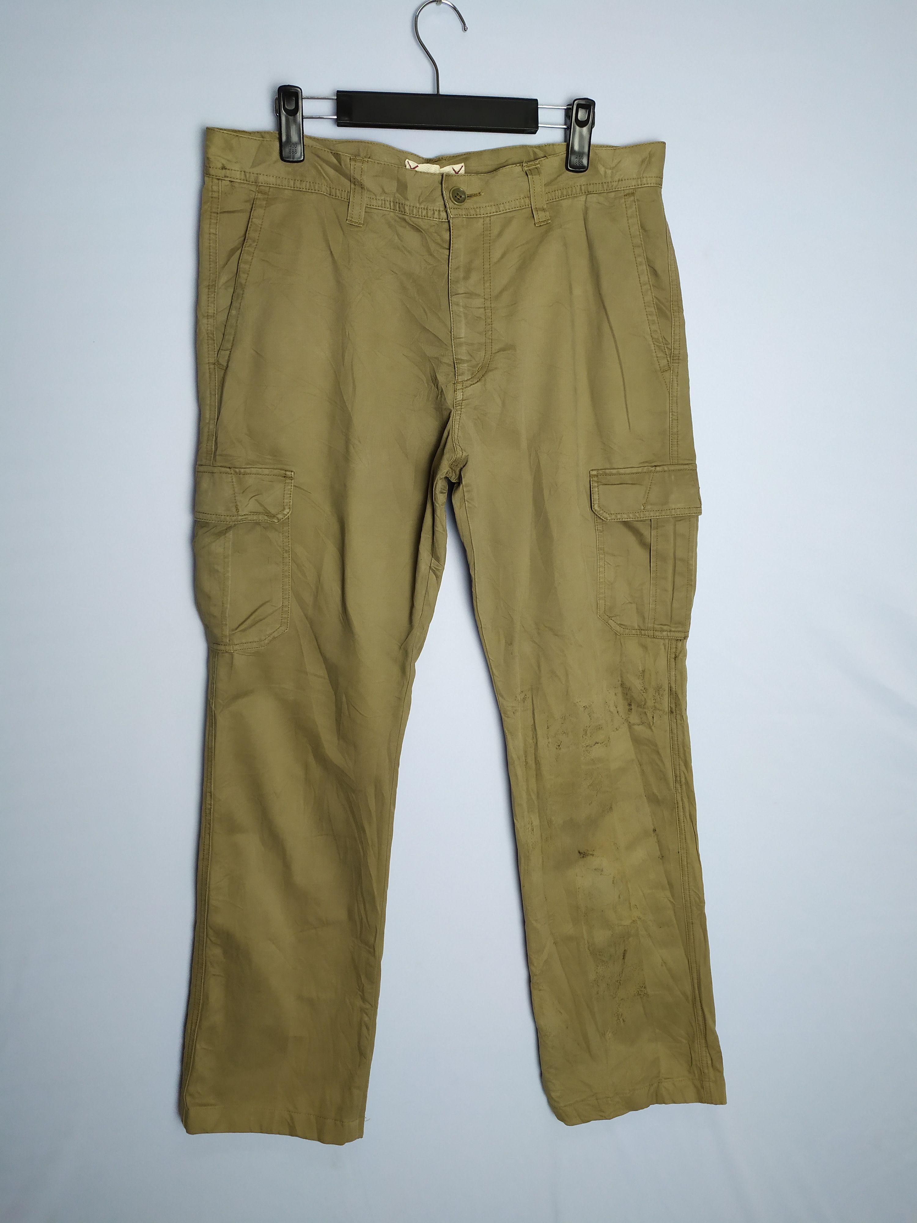 Japanese Brand Japanese Brand Cargo Pants Size US 35 - 2 Thumbnail