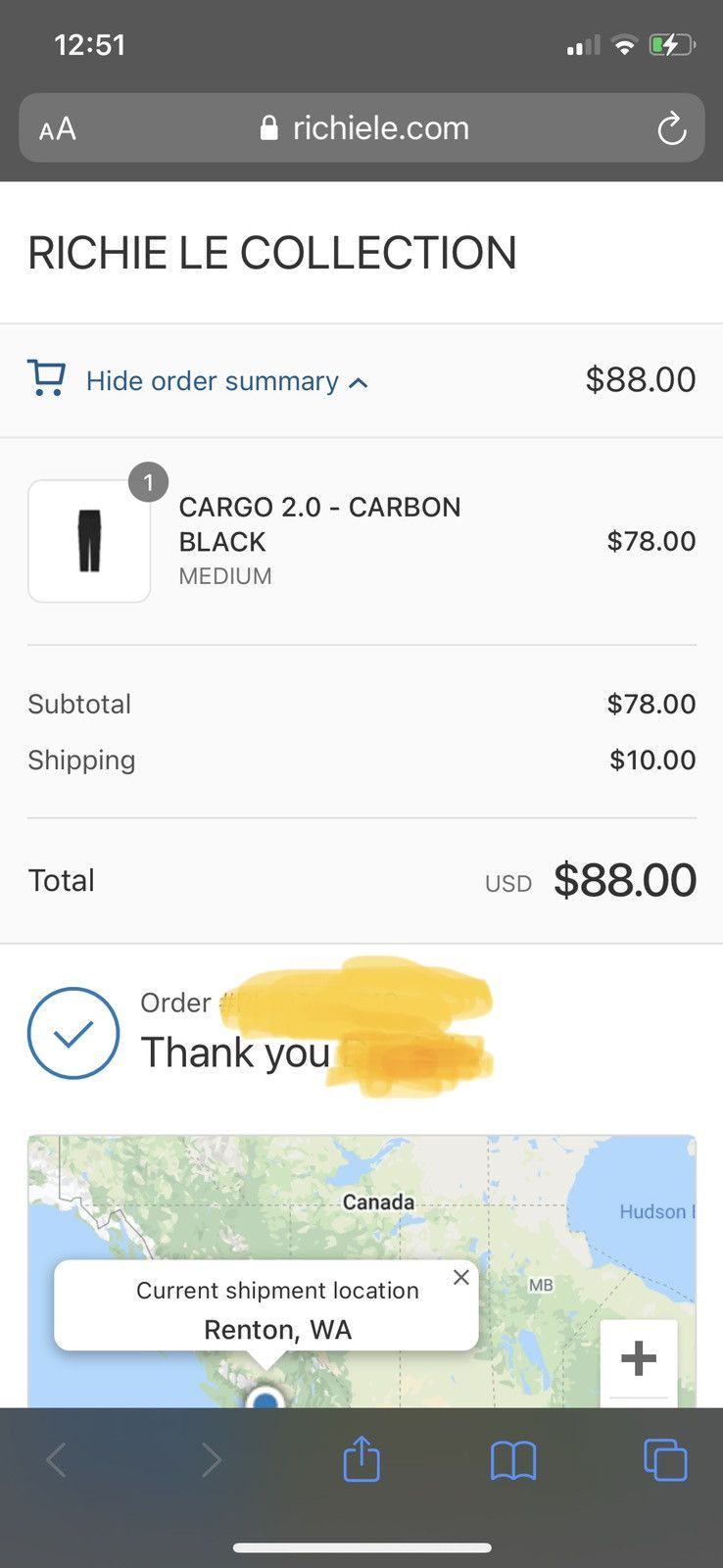 Richie Le Collection RICHIE LE COLLECTION CARGO PANTS 2.0 CARBON BLACK Medium Size US 32 / EU 48 - 2 Thumbnail