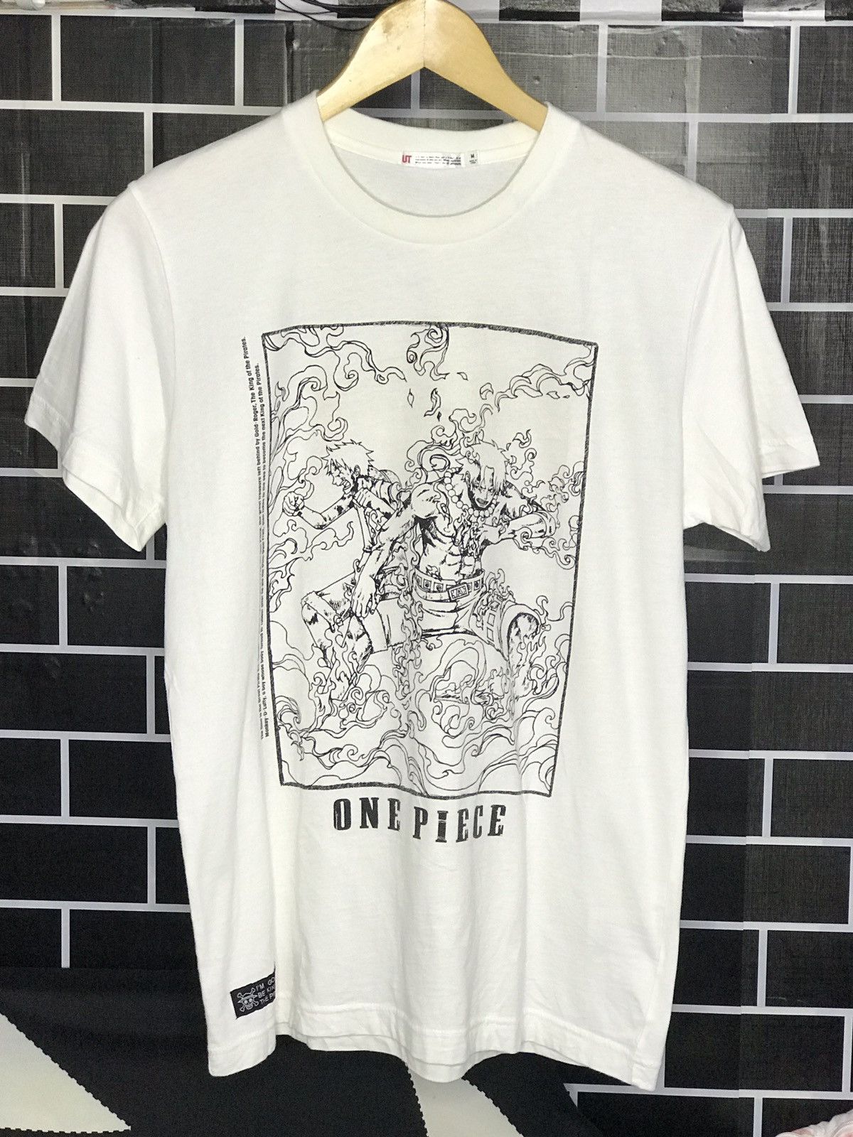 FR2 × One Piece Fr2 X One Piece Luffy Caution White T Shirt