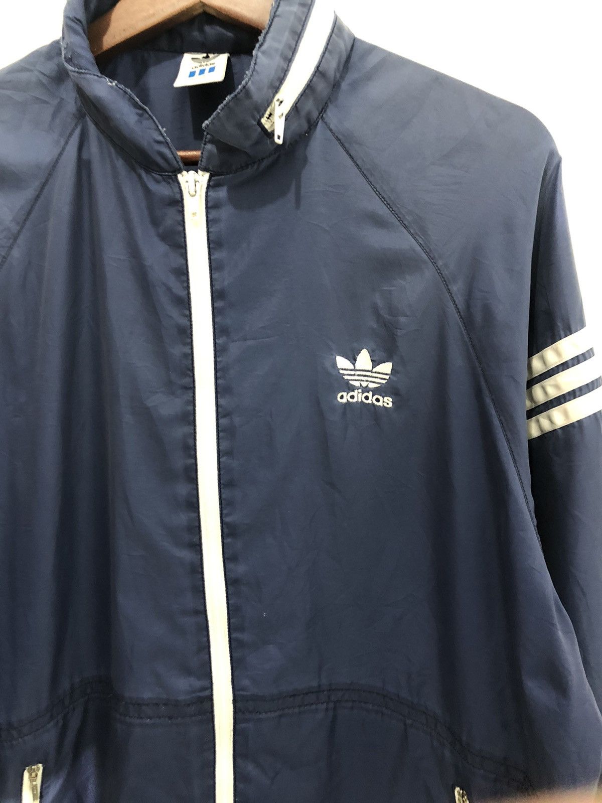 Adidas Adidas 3 Stripe Windbreaker J17 Size US M / EU 48-50 / 2 - 3 Thumbnail