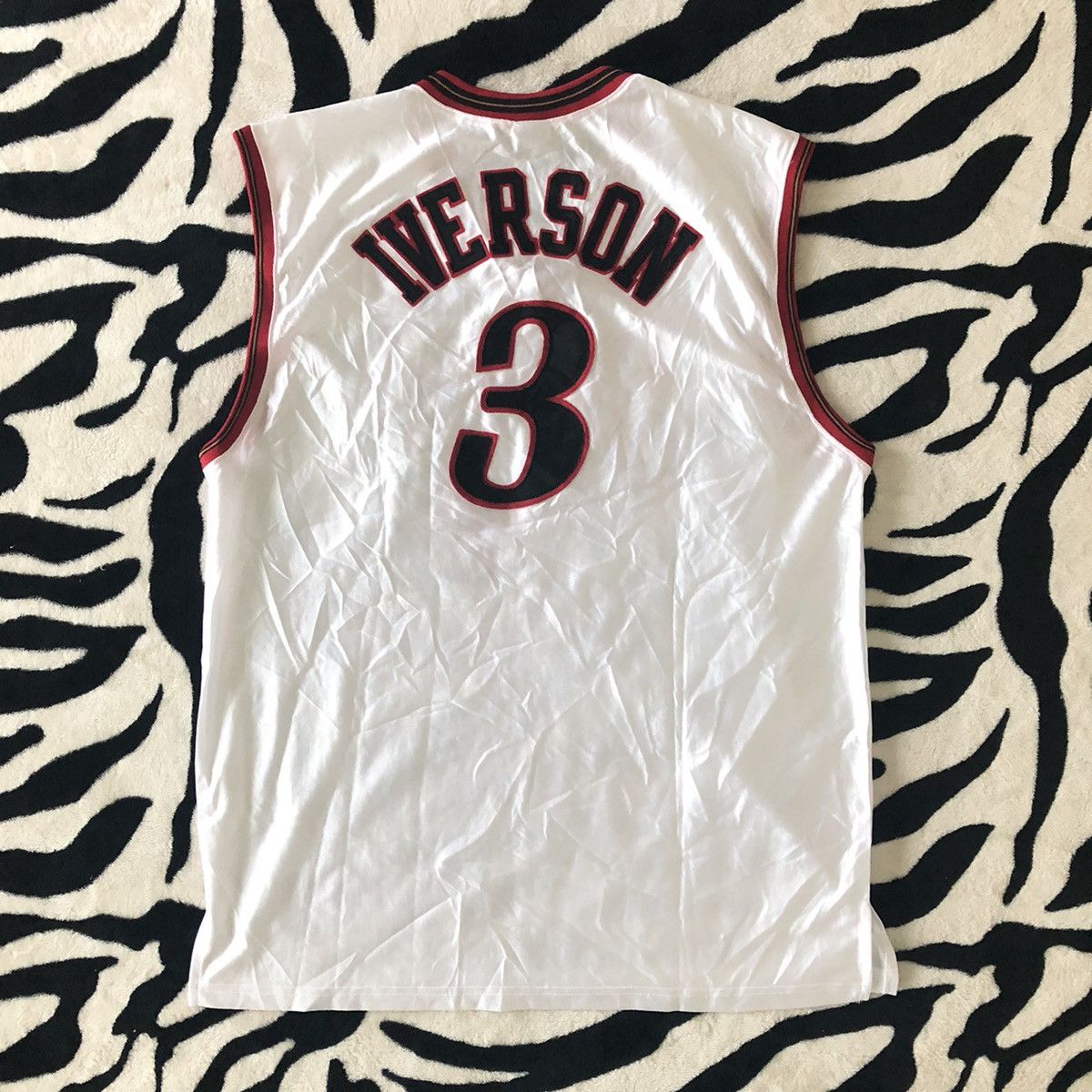 Champion Allen Iverson Philadelphia 76ers AUTHENTIC Champion Jersey Size US XXL / EU 58 / 5 - 2 Thumbnail