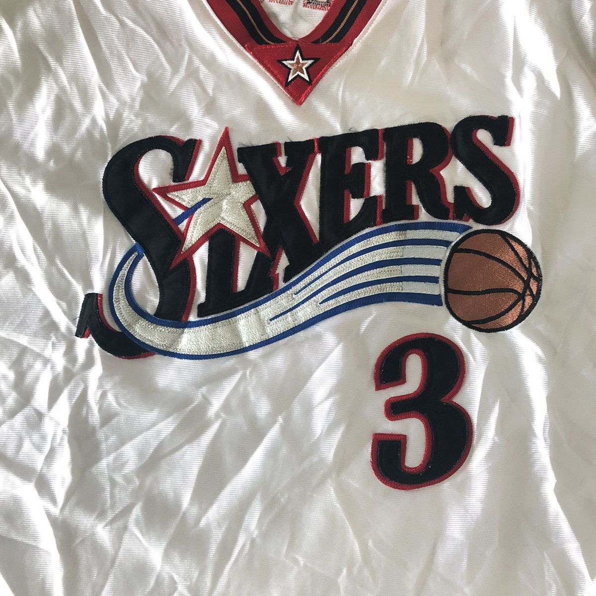 Champion Allen Iverson Philadelphia 76ers AUTHENTIC Champion Jersey Size US XXL / EU 58 / 5 - 3 Thumbnail