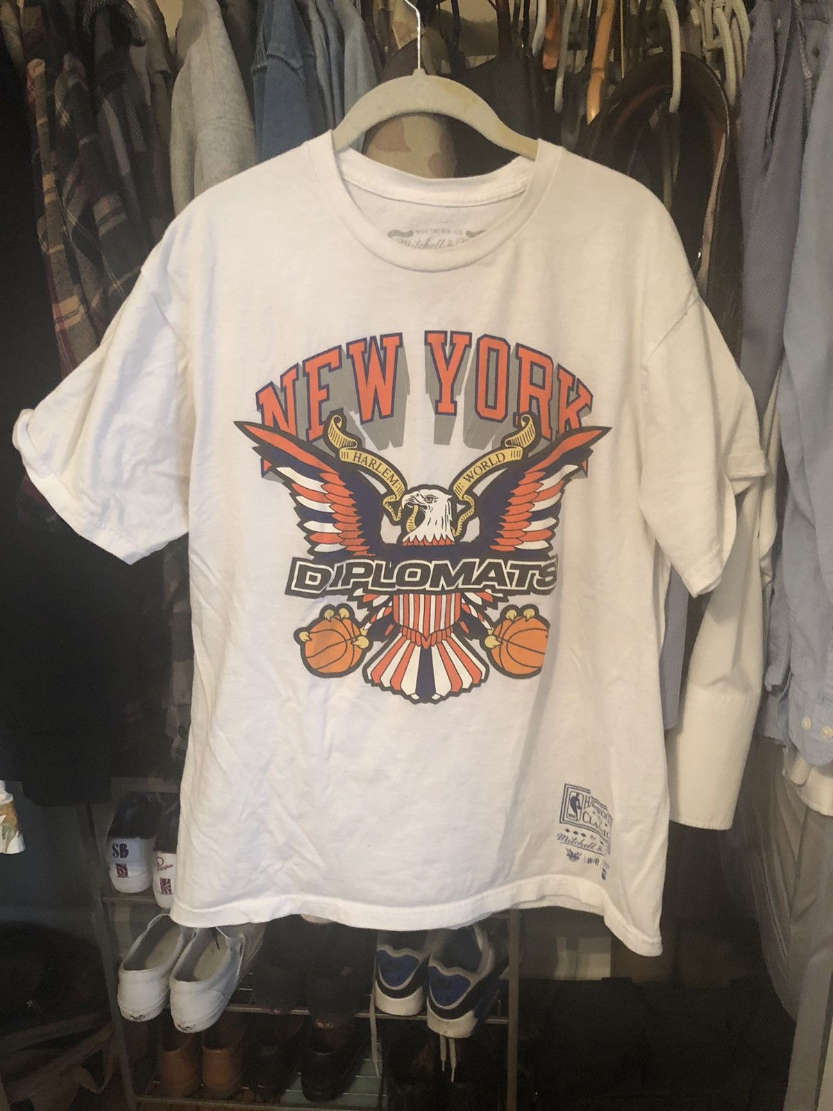 Mitchell & Ness, Shirts, Mitchell Ness X Diplomats X Bleacher Report X New  York Knicks Jersey