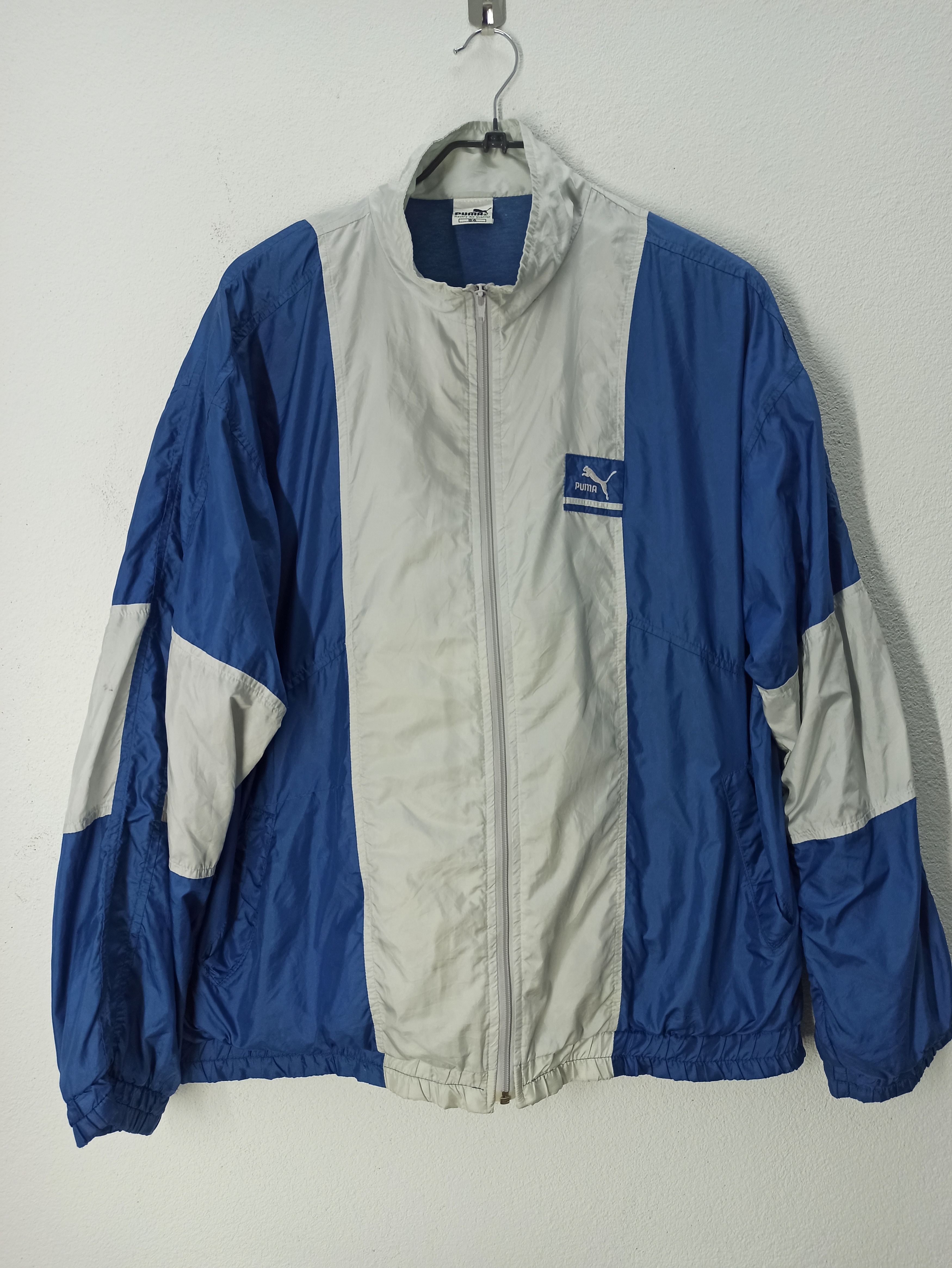 Vintage Puma Late 80's Track Windbreaker Jacket