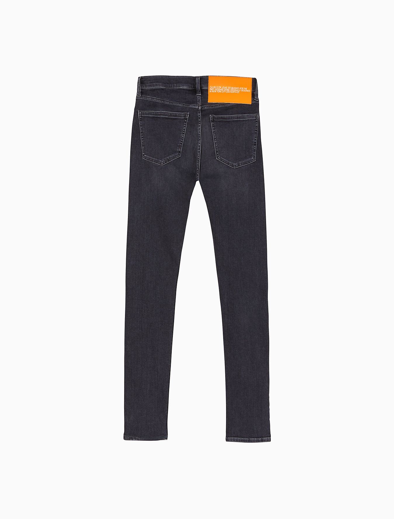 Calvin Klein 205W39NYC EST. 1978 Skinny Leg Comet Grey Jeans Size US 33 - 2 Thumbnail
