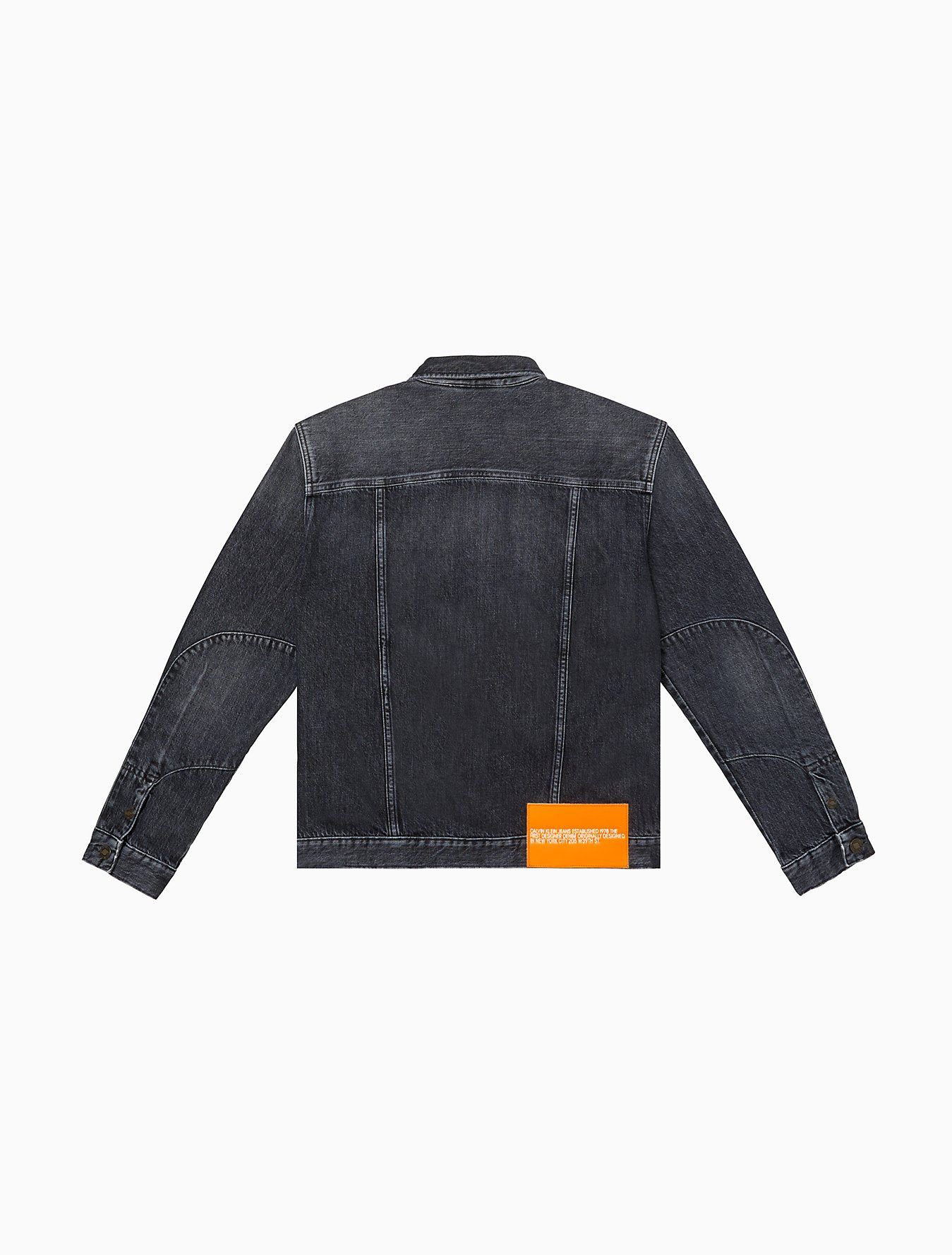 Calvin Klein 205W39NYC EST. 1978 Comet Grey Denim Trucker Jacket Size US S / EU 44-46 / 1 - 2 Thumbnail