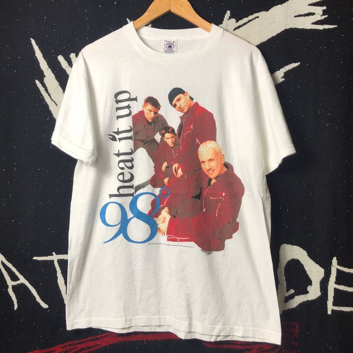 Vintage 98 Degrees Heat It Up Tour Vintage 1998 Boy Band Shirt M