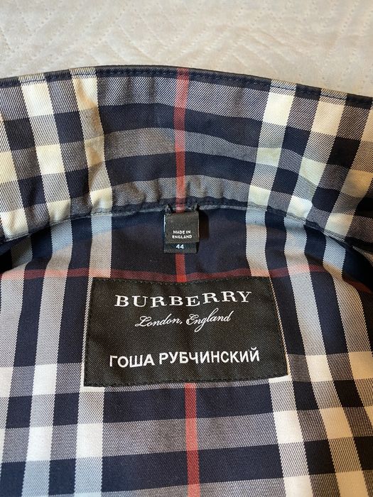 Gosha x hotsell burberry grailed