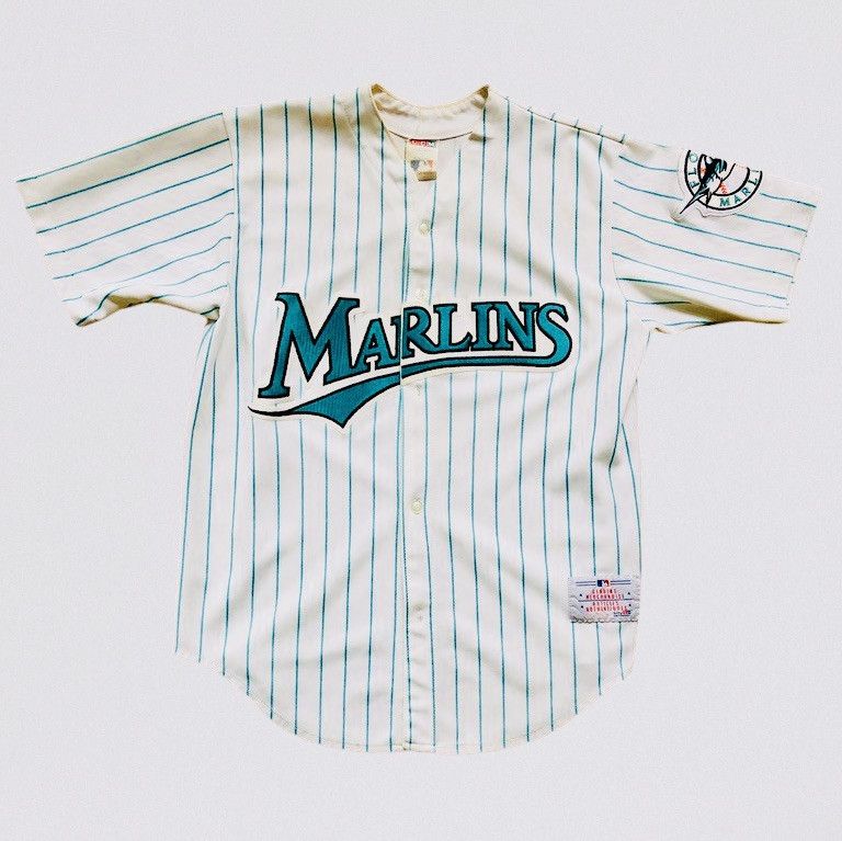 Ccm × MLB × Vintage Rare 90s Florida Marlins CCM Baseball Jersey Like ...