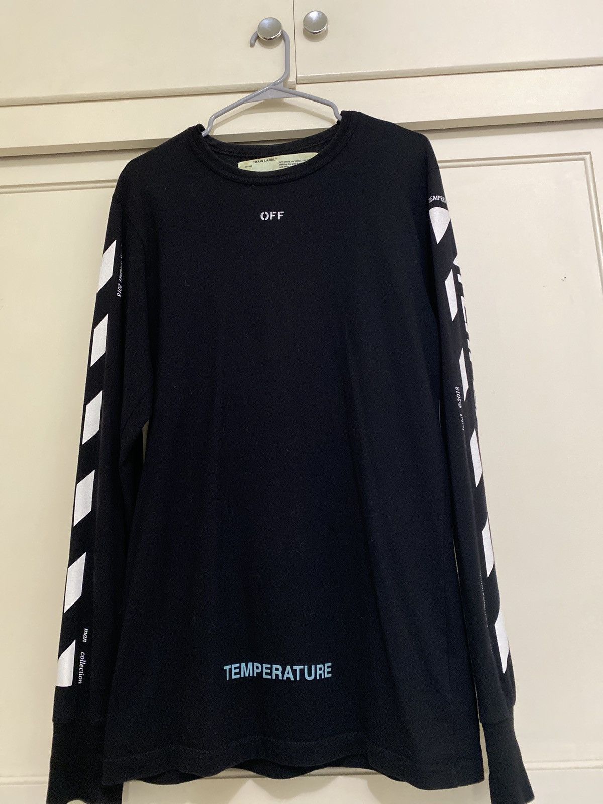 Off White Off white temperature long sleeve shirt Grailed