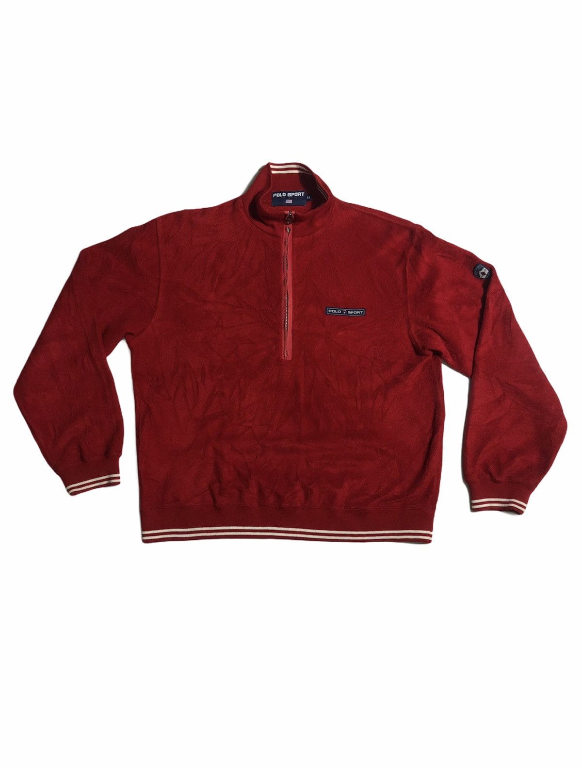 Polo Ralph Lauren Vintage Polo Sport Fleece Half Zip Jacket Size US M / EU 48-50 / 2 - 1 Thumbnail