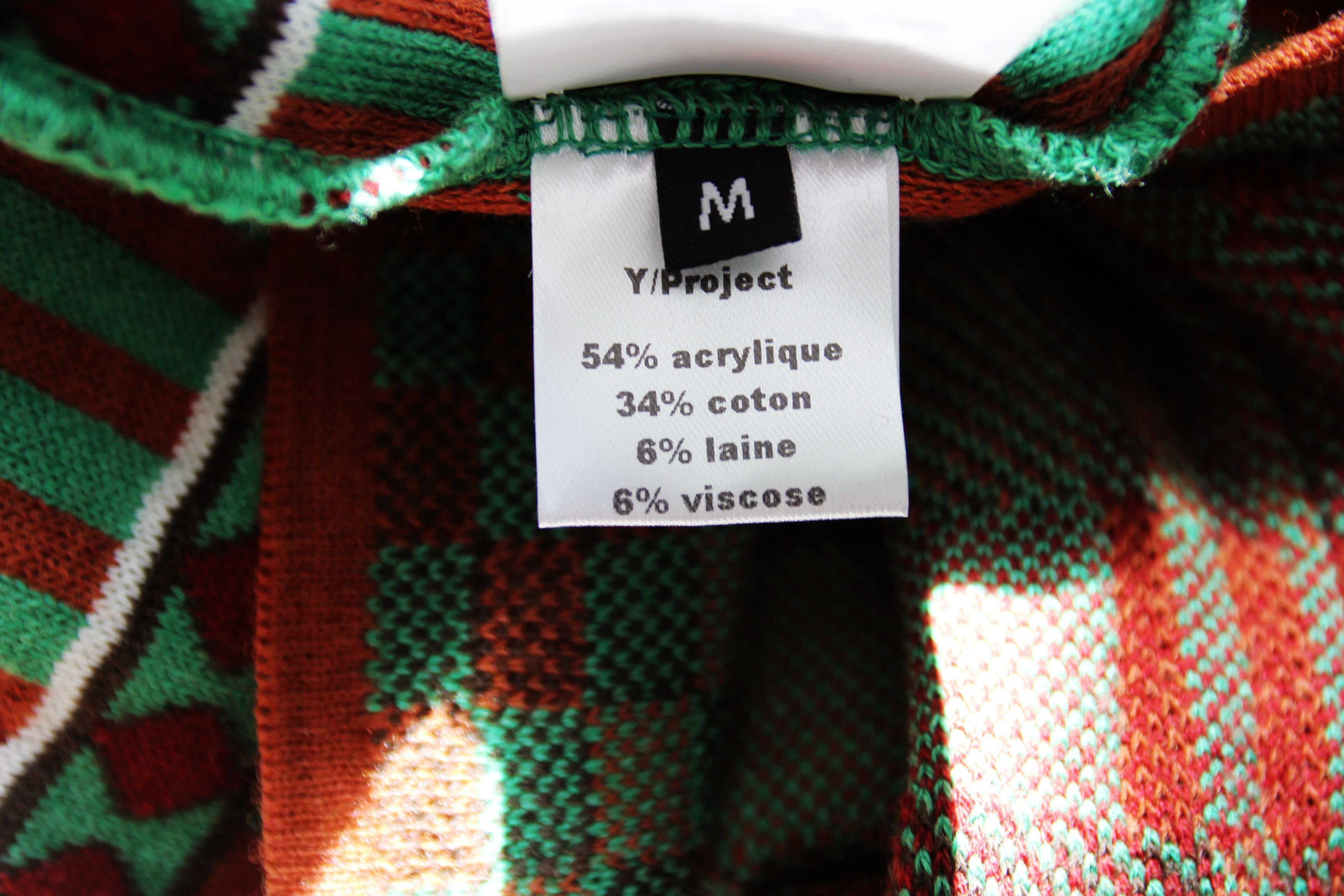 Y/Project BNWT SS19 Y/PROJECT RUNWAY LOOK 33 JACQUARD KNIT SWEATER M Size US M / EU 48-50 / 2 - 12 Thumbnail
