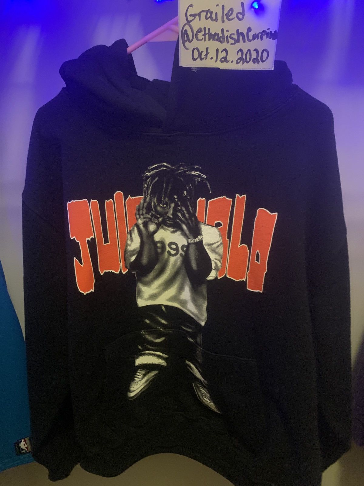 Juice wrld vlone man of the year hoodie sale