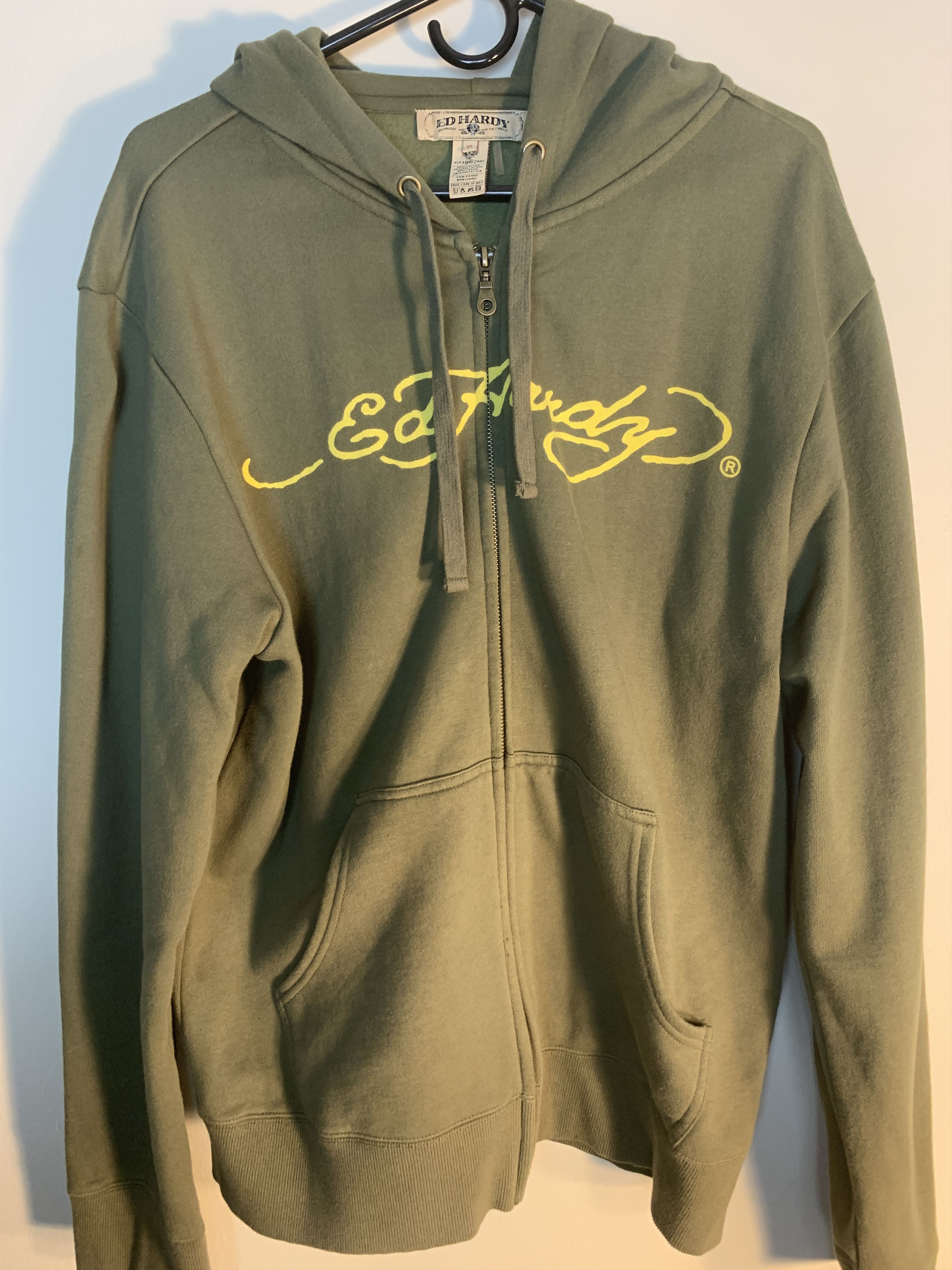 Ed Hardy ED HARDY OG HOODIE GREEN Size US XL / EU 56 / 4 - 2 Thumbnail