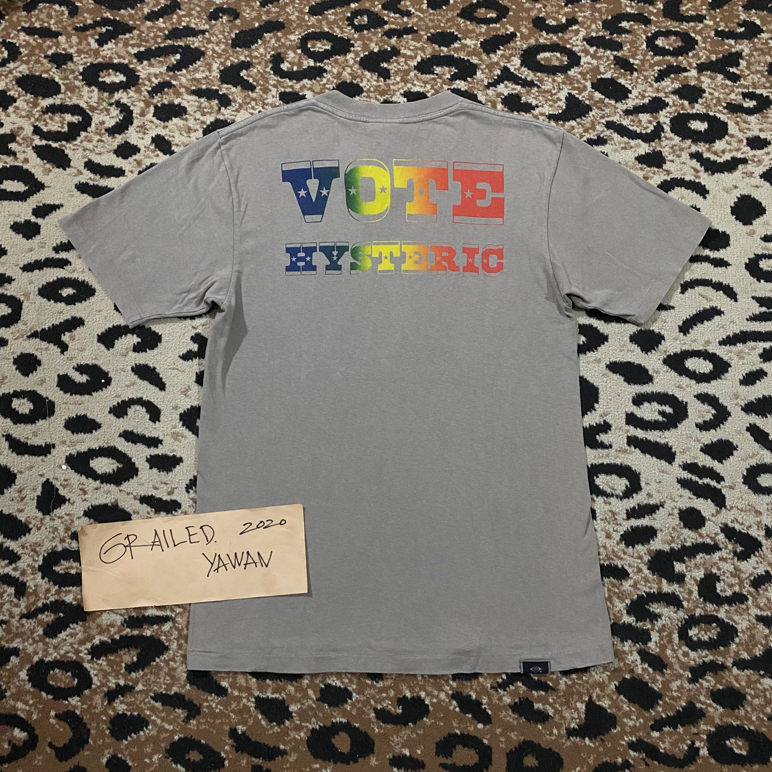 Hysteric Glamour Vintage Hysteric Glamour Vote Hysteric Tee Size US S / EU 44-46 / 1 - 4 Thumbnail