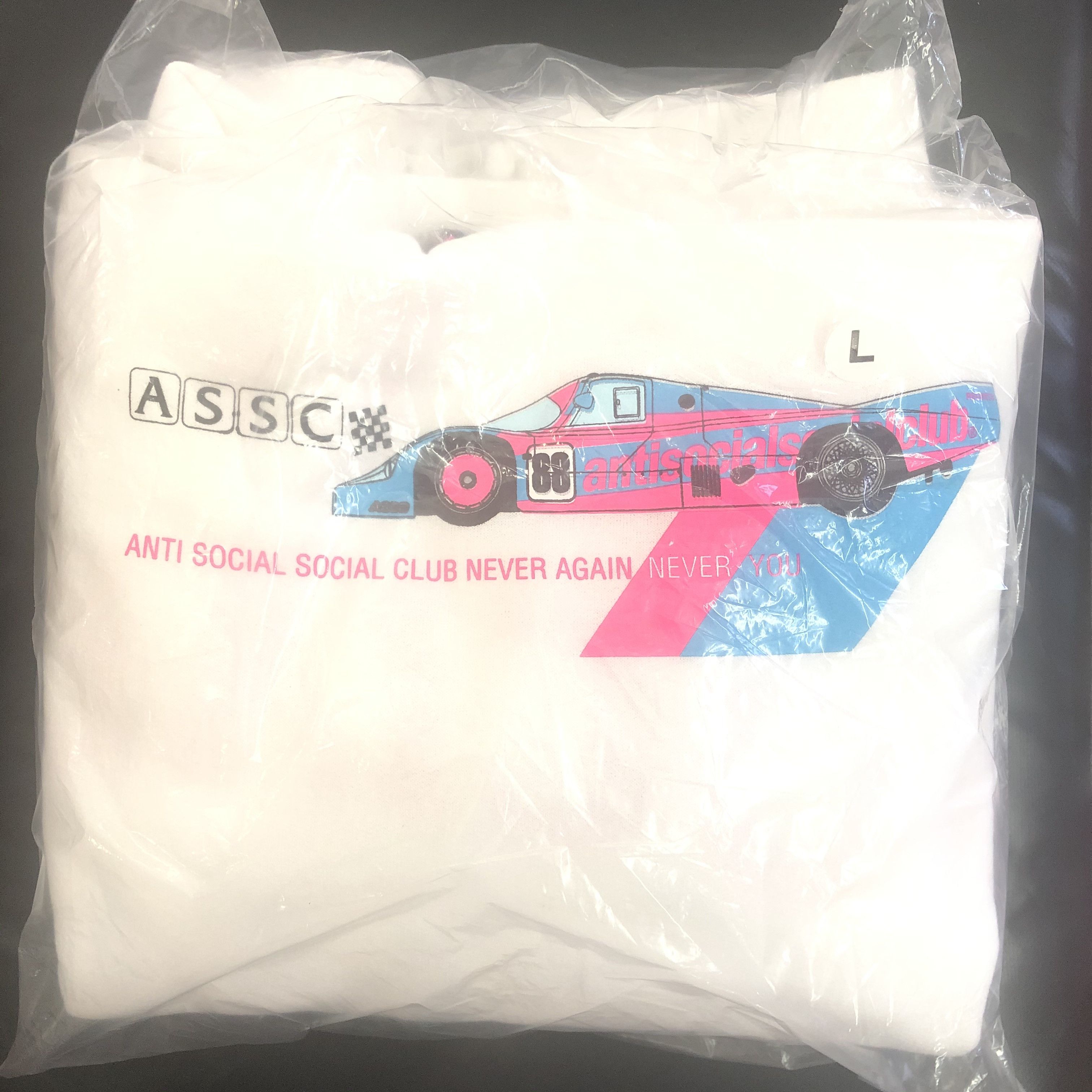image of Anti Social Social Club Ds Assc Pinto White Hoodie Supreme Cpfm Bape Offwhite Kith (Size Large)