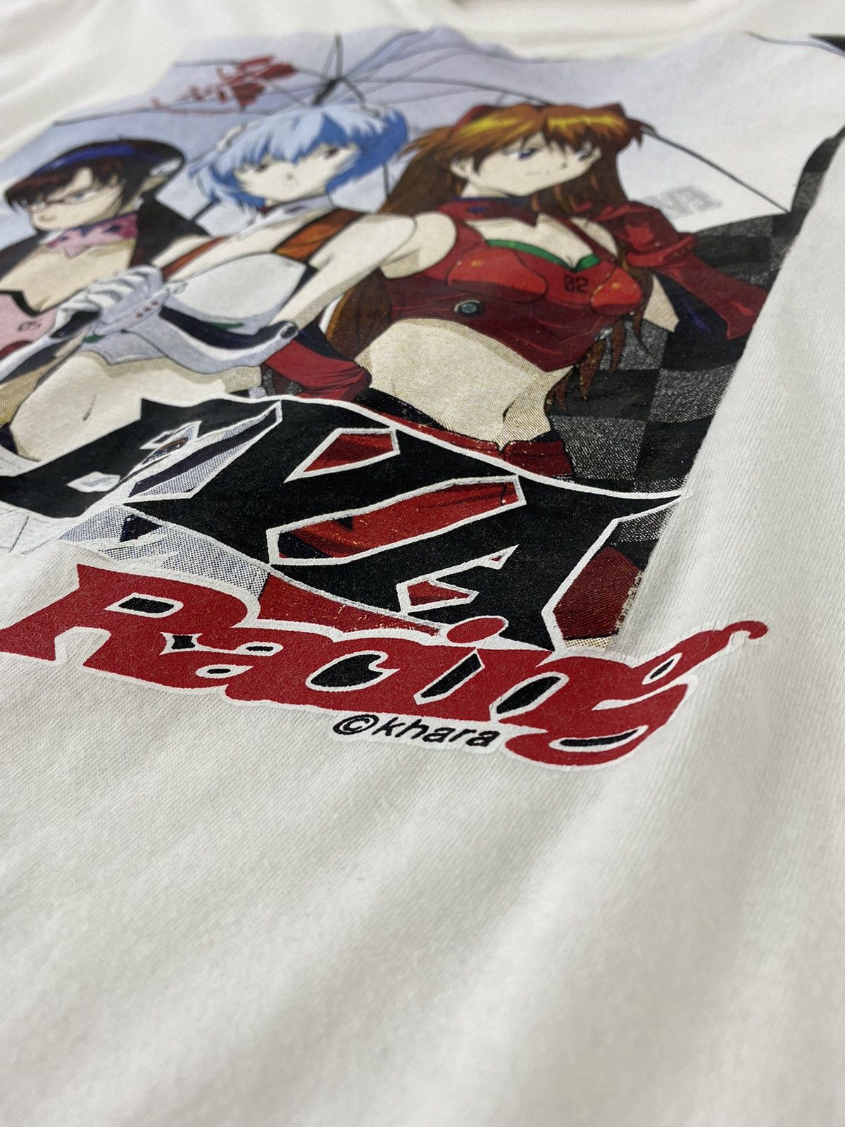 Cartoon Network vintage neon genesis evangelion eva racing iron-on t-shirts Size US L / EU 52-54 / 3 - 8 Thumbnail