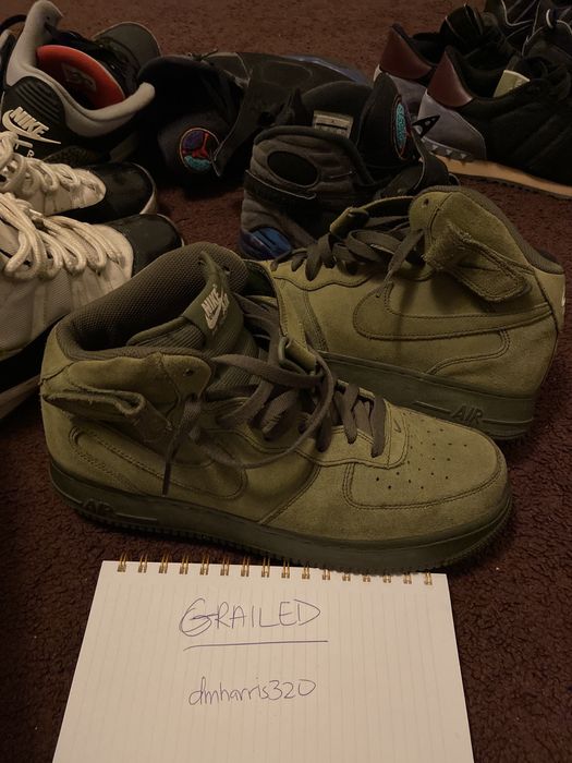 BUY Nike Air Force 1 Mid Legion Green