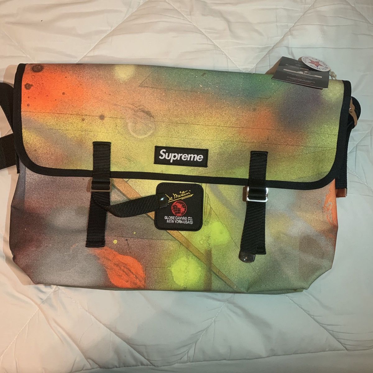 Supreme Supreme De Martini Messenger Bag - Rammellzee | Grailed