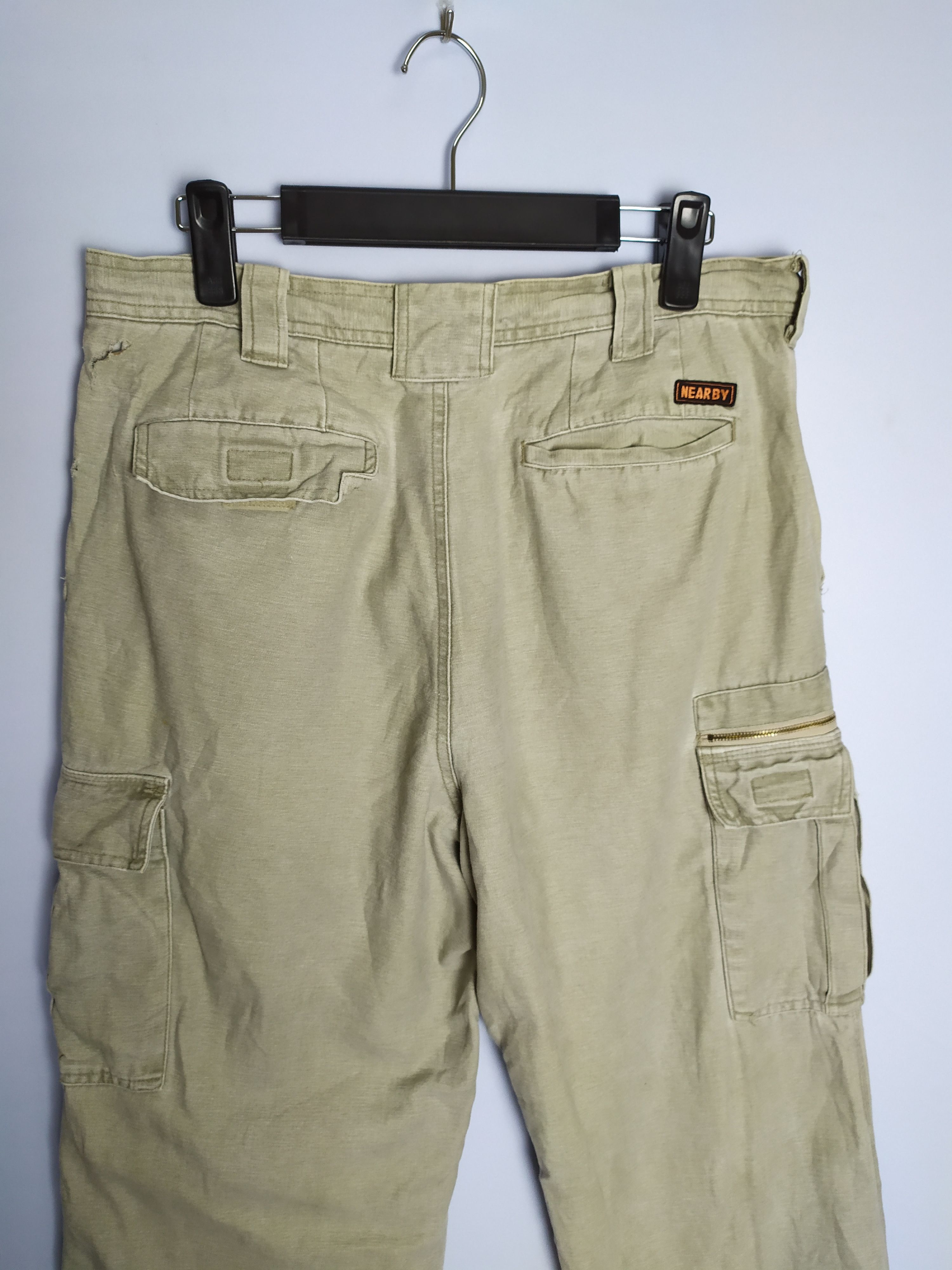 Japanese Brand Nearby Streetwear Cargo Pants waist 32 Size US 32 / EU 48 - 10 Thumbnail