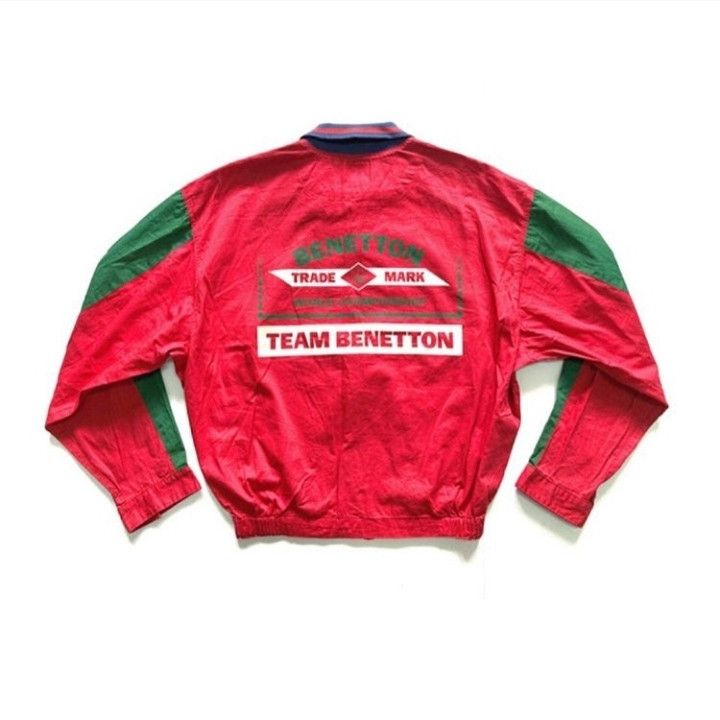 Benetton 90s Benetton Formula 1 Color Block Racing Jacket