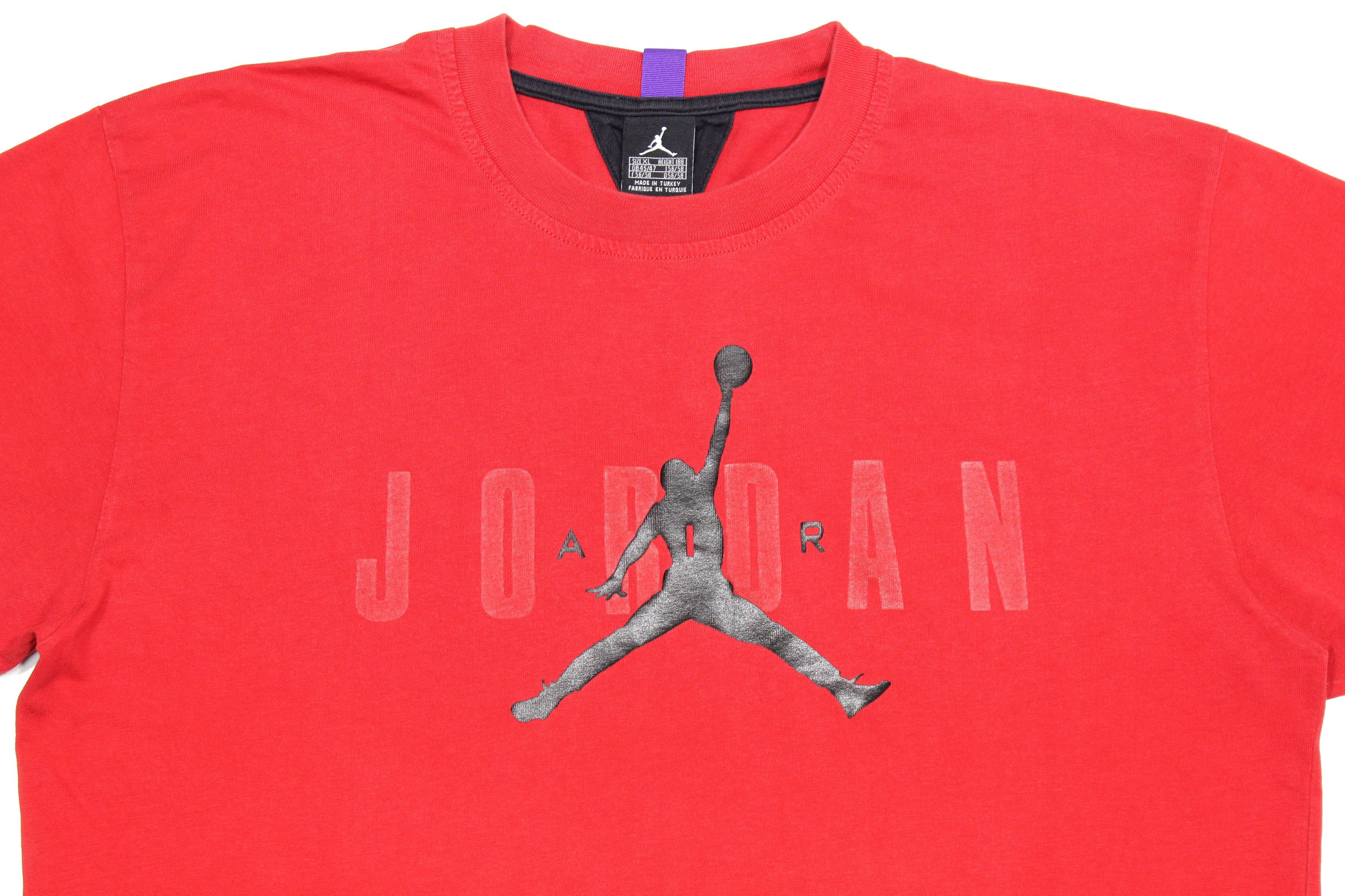 Nike 90S Jordan Big Logo T-Shirt Size US XL / EU 56 / 4 - 4 Thumbnail