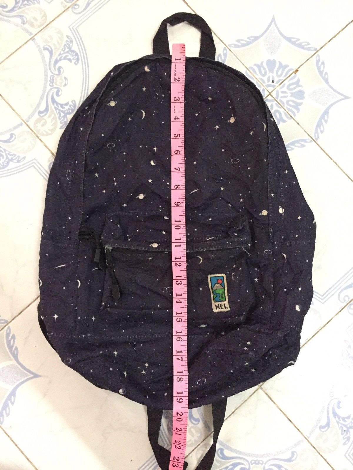 Japanese Brand Mei Universe Printed Cordura Fabric Backpack Size ONE SIZE - 11 Thumbnail