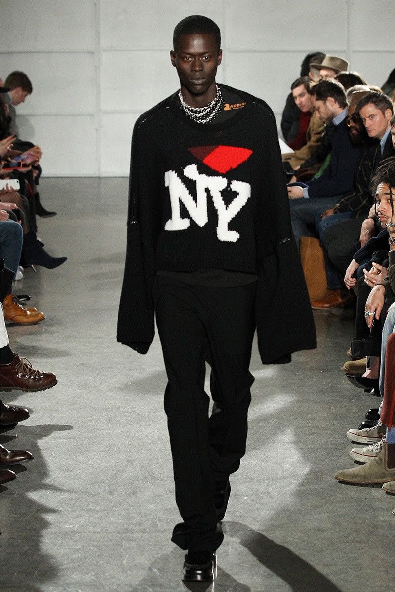 Raf Simons I Heart New York Runway Sweater | Grailed