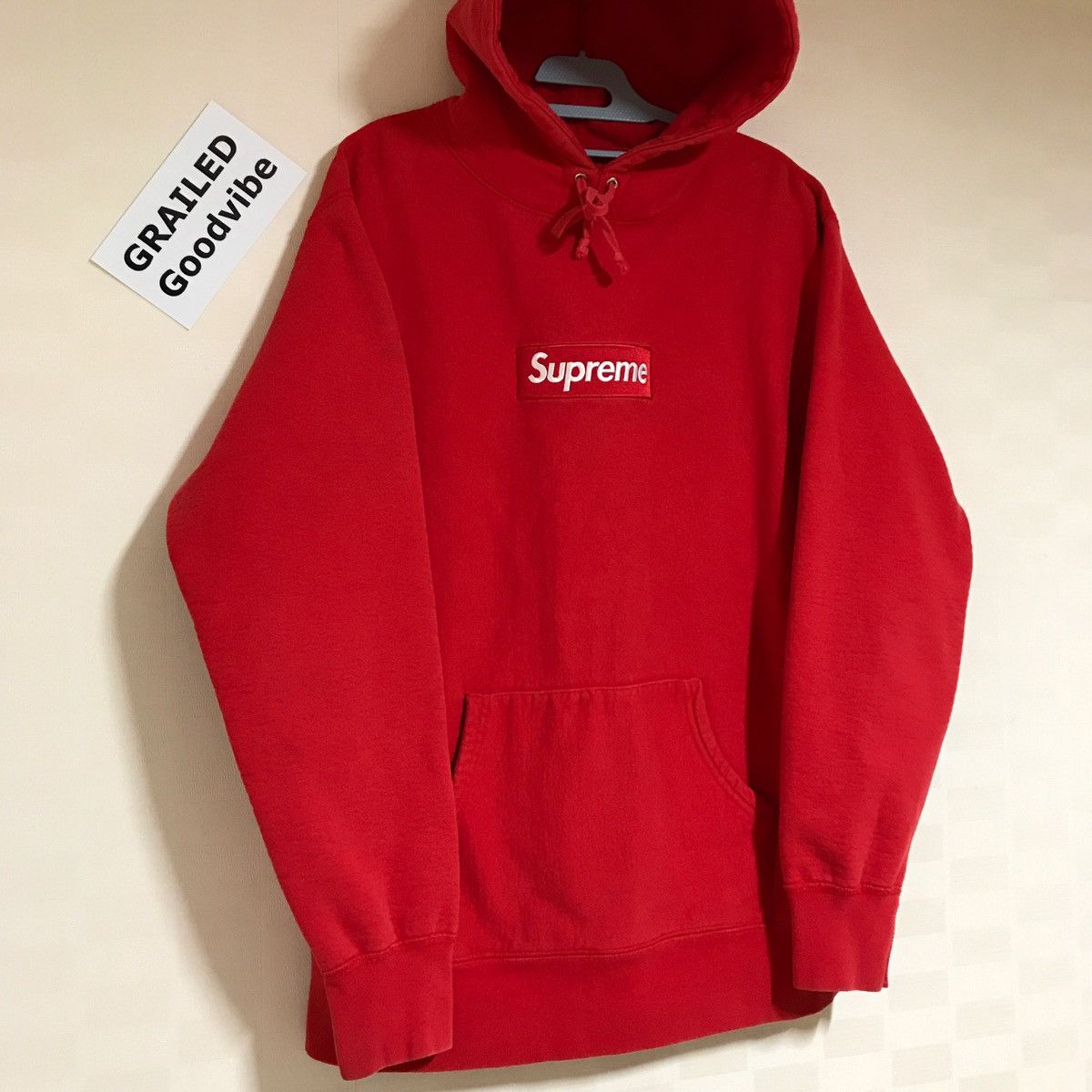 Supreme Supreme Red Box Logo Hoodie Large FW08 GRAIL Size US L / EU 52-54 / 3 - 1 Thumbnail
