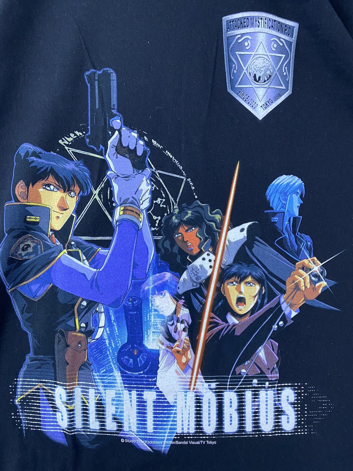 Japanese Brand vintage 00s SILENT MOBIUS rare design anime manga t-shirts Size US M / EU 48-50 / 2 - 3 Thumbnail