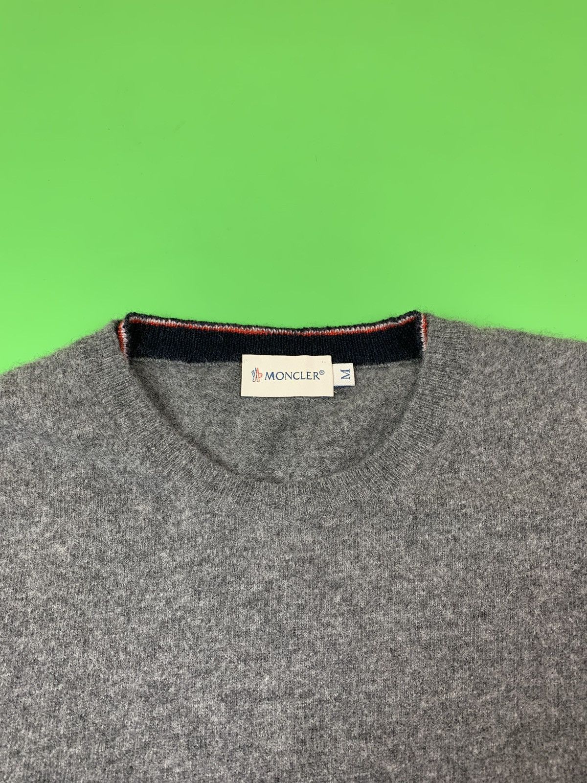Moncler Moncler Wool Knitted Round Neck Sweater Size US S / EU 44-46 / 1 - 5 Thumbnail
