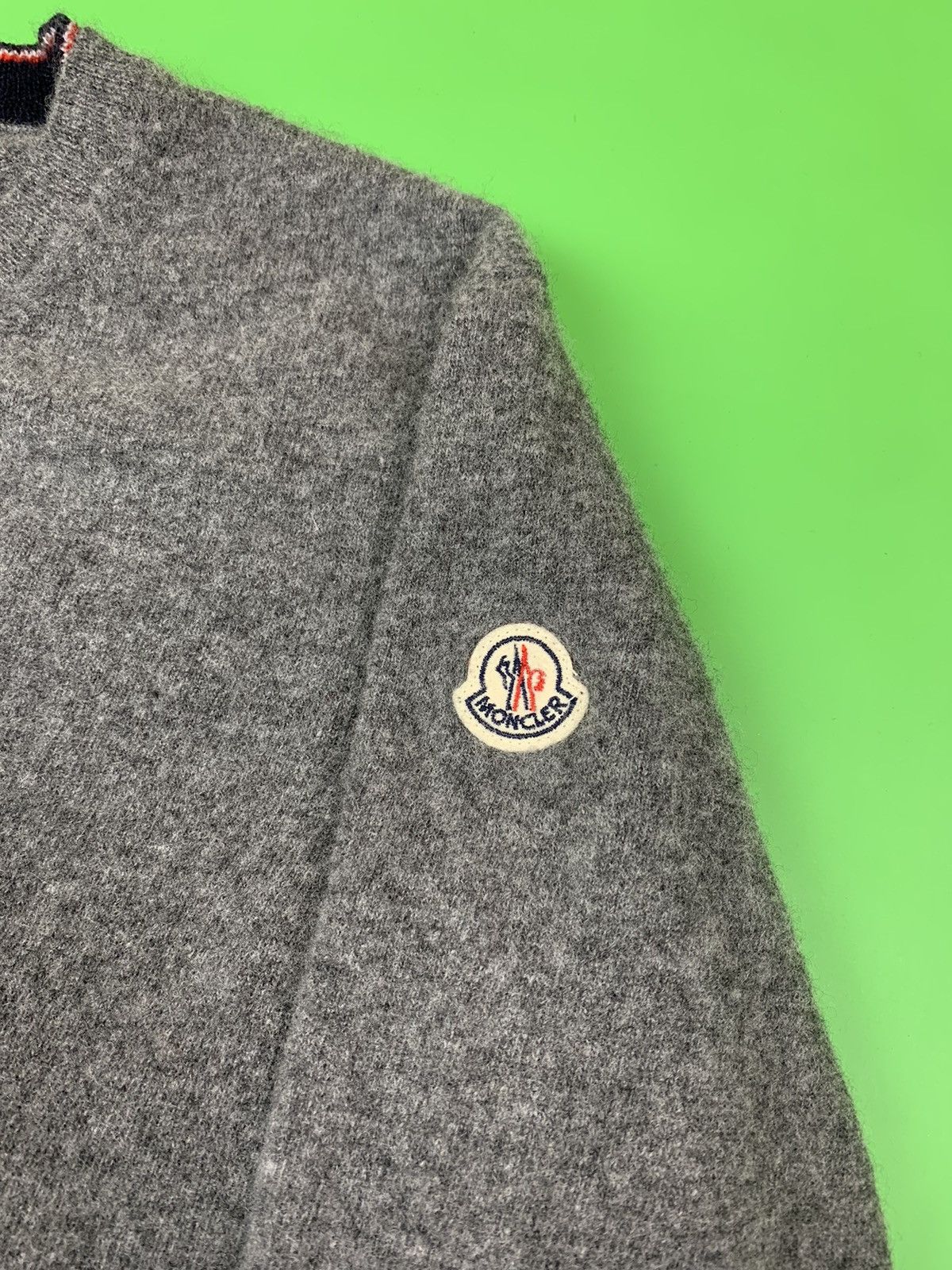 Moncler Moncler Wool Knitted Round Neck Sweater Size US S / EU 44-46 / 1 - 3 Thumbnail