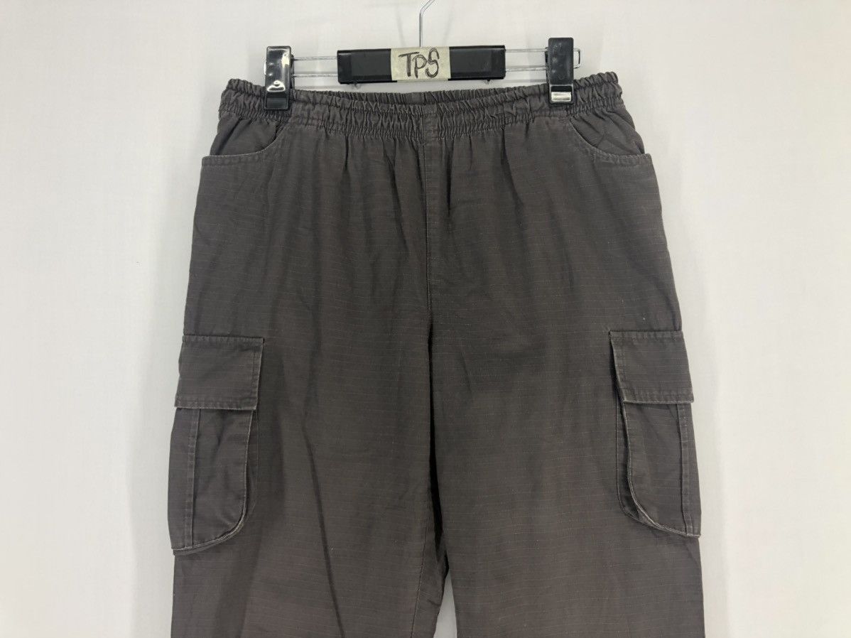 Japanese Brand JAPANESE BRAND BLACK FLARED CARGO PANTS Size US 26 / EU 42 - 6 Thumbnail
