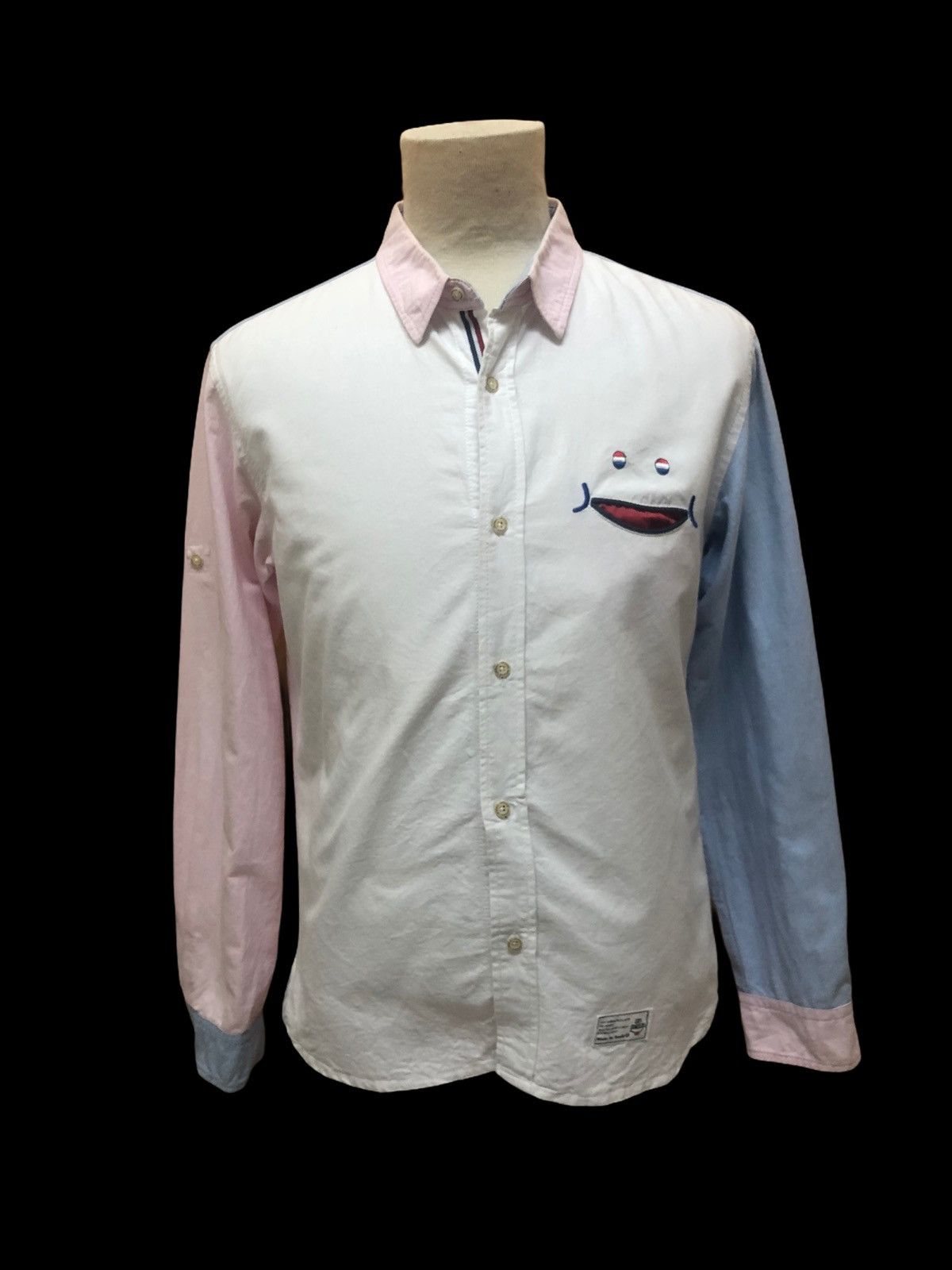 Japanese Brand Japanese Brand Up Smile Multicolour longsleeve shirt Size US L / EU 52-54 / 3 - 3 Thumbnail