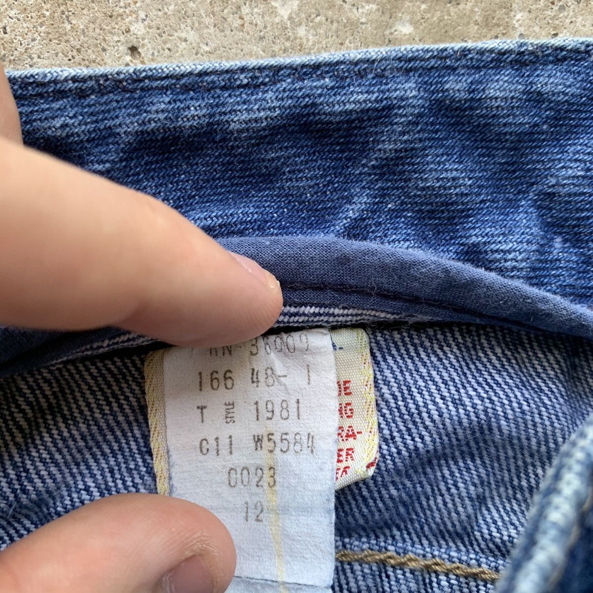 Calvin Klein × Vintage Vintage 1981 Calvin Klein raw denim jeans Size US 26 / EU 42 - 5 Thumbnail