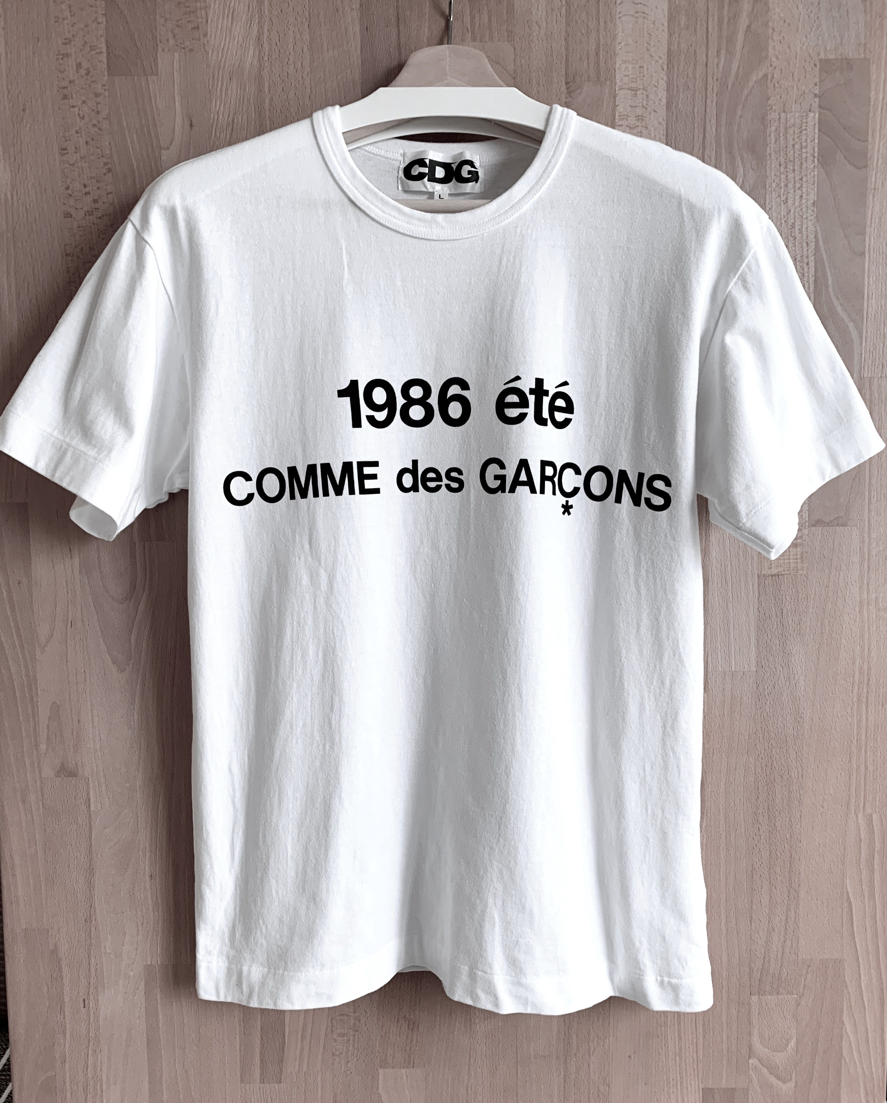 CDG Tシャツ 1986 été comme des garçons シーディージー ショッピング