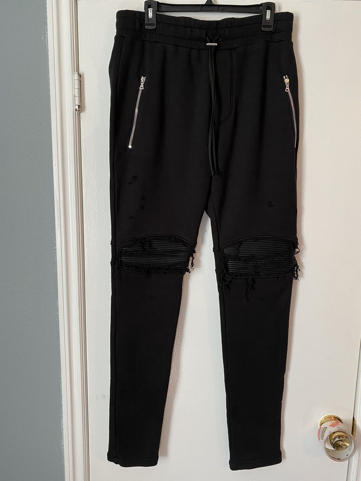 Amiri AMIRI MX1 Slim Fit Moto Biker Sweat Pants 990 New Large Grailed