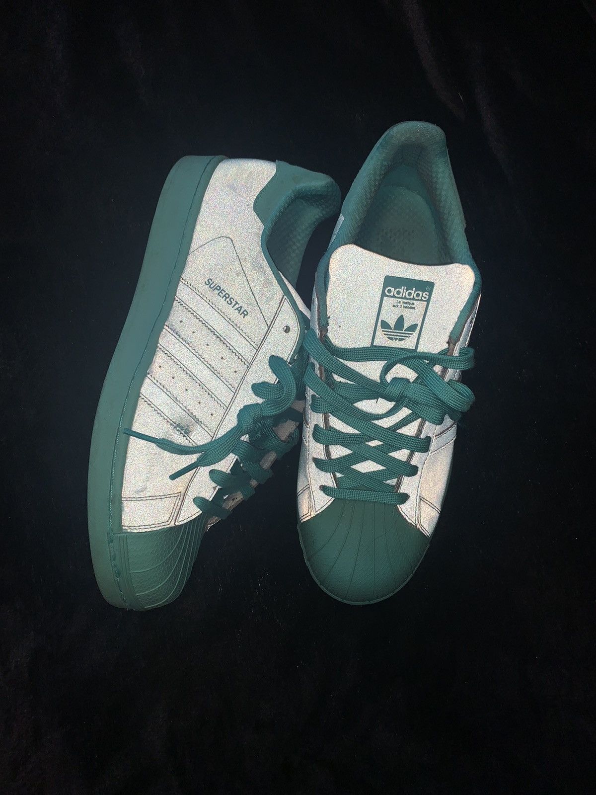 Adidas Superstar Adicolor Reflective Shock Mint Grailed