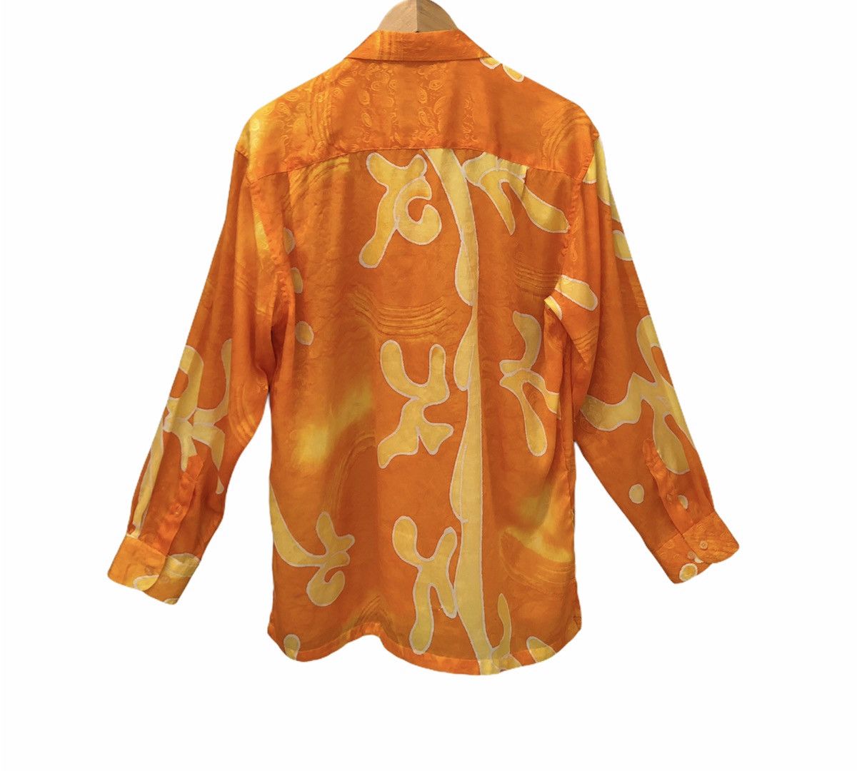 Vintage Vintage Hawaiian Orange Ls Shirt Size Large Size US L / EU 52-54 / 3 - 5 Thumbnail