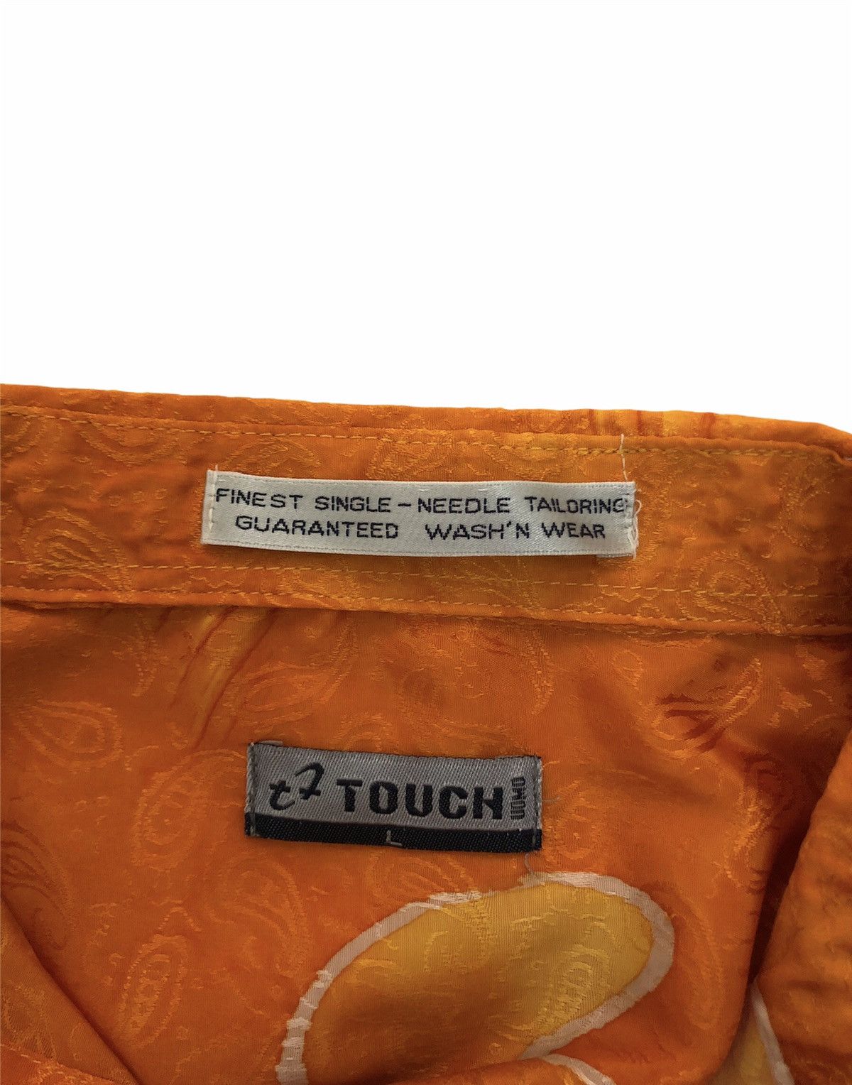 Vintage Vintage Hawaiian Orange Ls Shirt Size Large Size US L / EU 52-54 / 3 - 6 Thumbnail