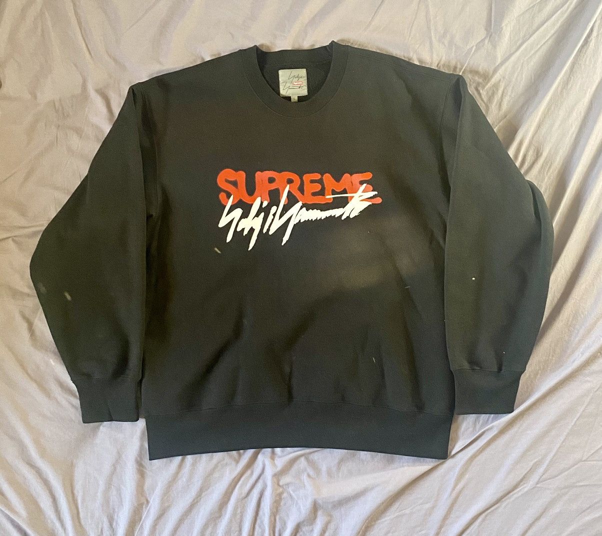 Supreme Yohji Yamamoto Crewneck Black Men's - FW20 - US